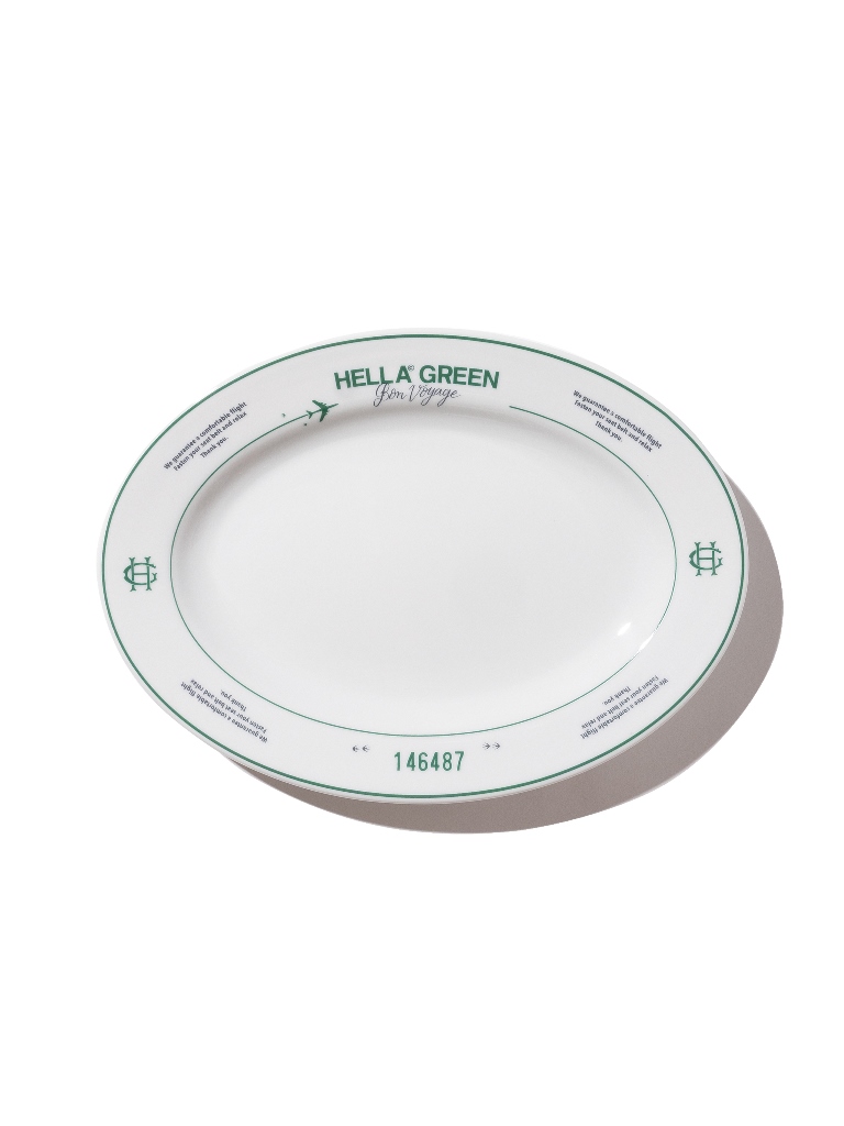 HELLA GREEN　「Bon Voyage Plate」　プレート