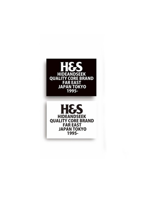 Hide and Seek 「H&S Sticker-M（25AW）」　ステッカー