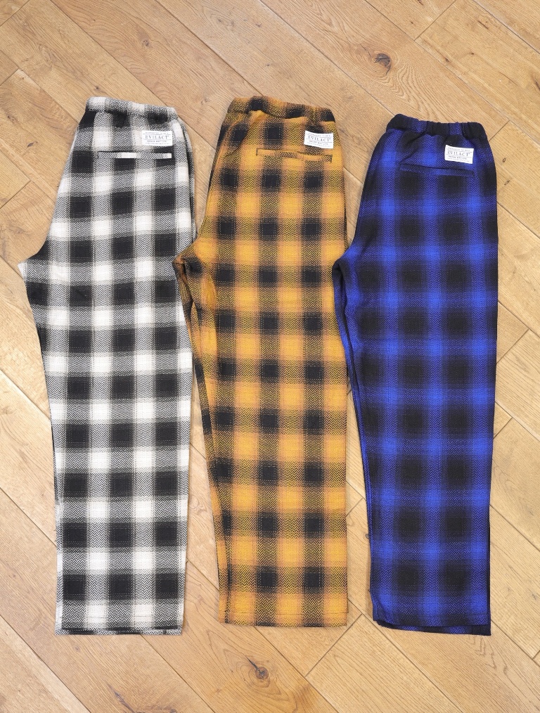 EVILACT 　　「CHECK-261 PANTS」　チェックイージーパンツ