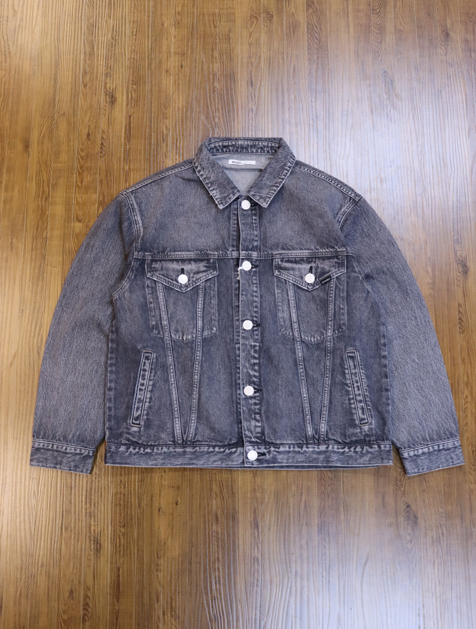 NEEDBY × CAPTAINS HELM　　「#HELM WASH RELAX DENIM JACKET」  　ウォッシュ加工 3rdタイプ デニムジャケット