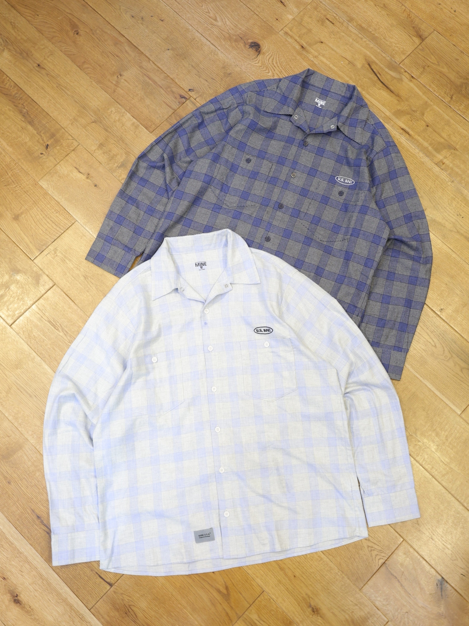 MINE 　「Relaxed Fit Flannel Shirt」　リラックスフィット フランネルチェックシャツ