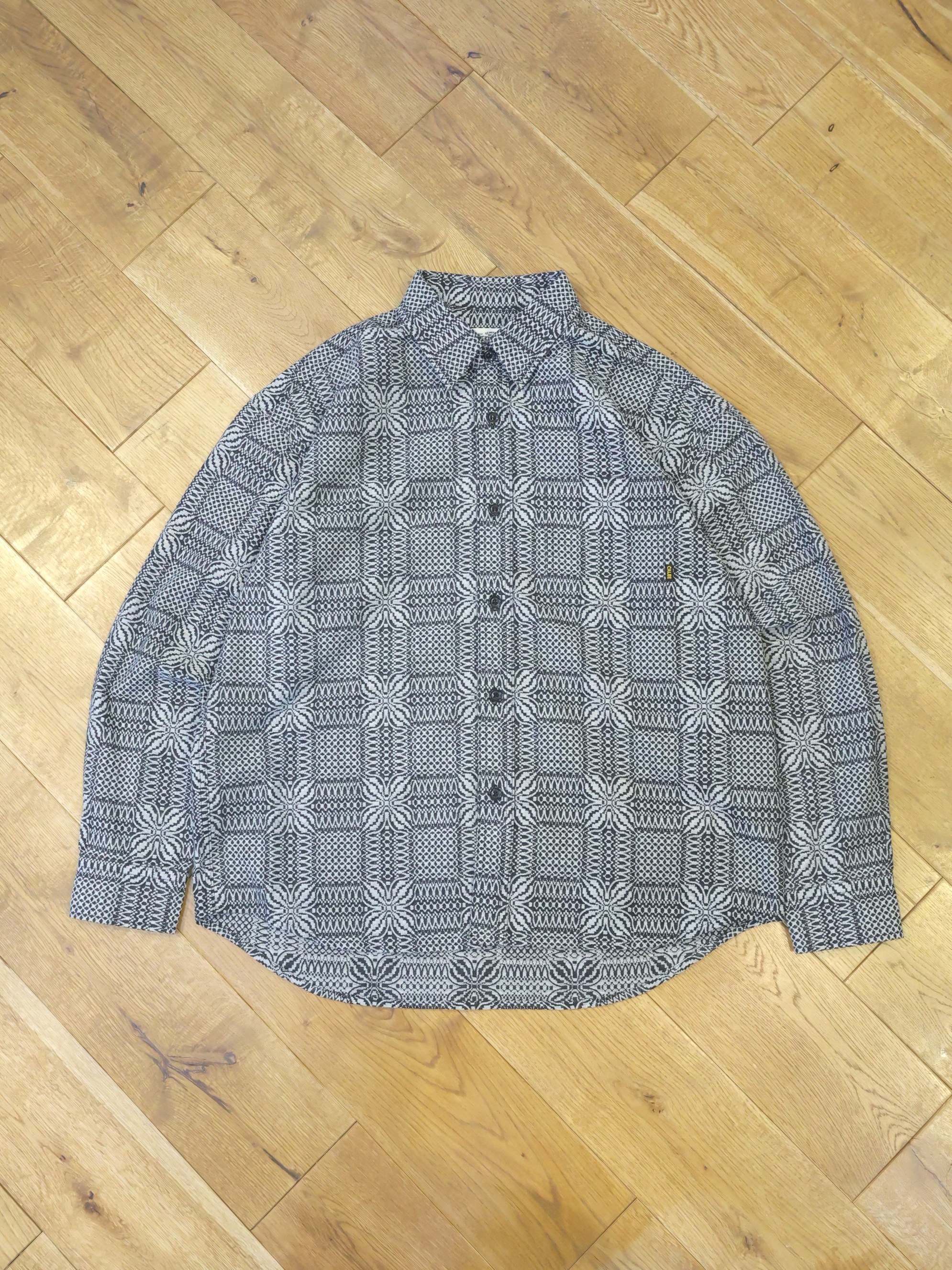 CALEE 　「JACQUARD L/S SH」  ジャガードロングスリーブシャツ