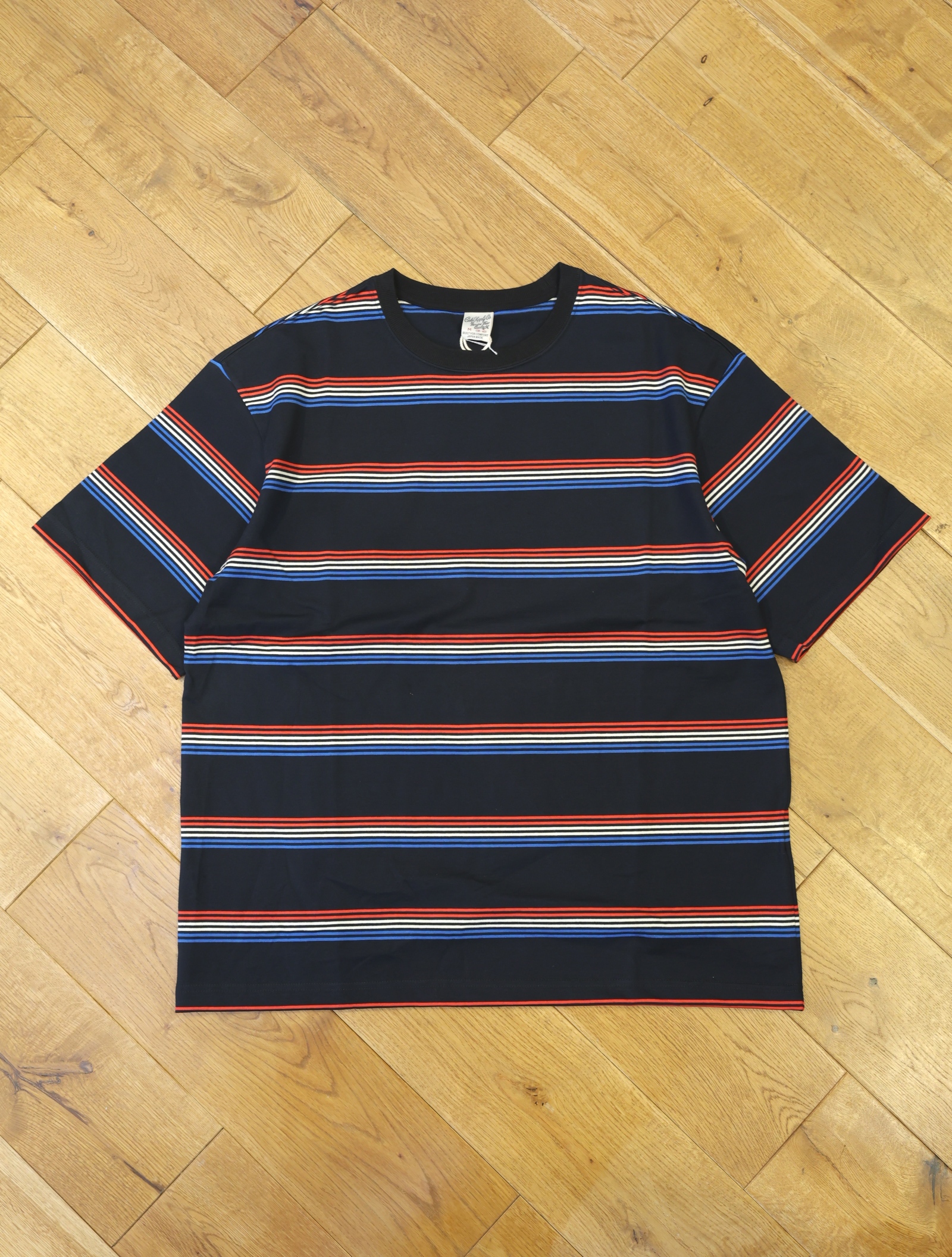 【Exclusive Item !!】CALEE　　「HARLEY BORDER S/S CS <EXCLUSIVE>」　　ドロップショルダー ボーダーティーシャツ