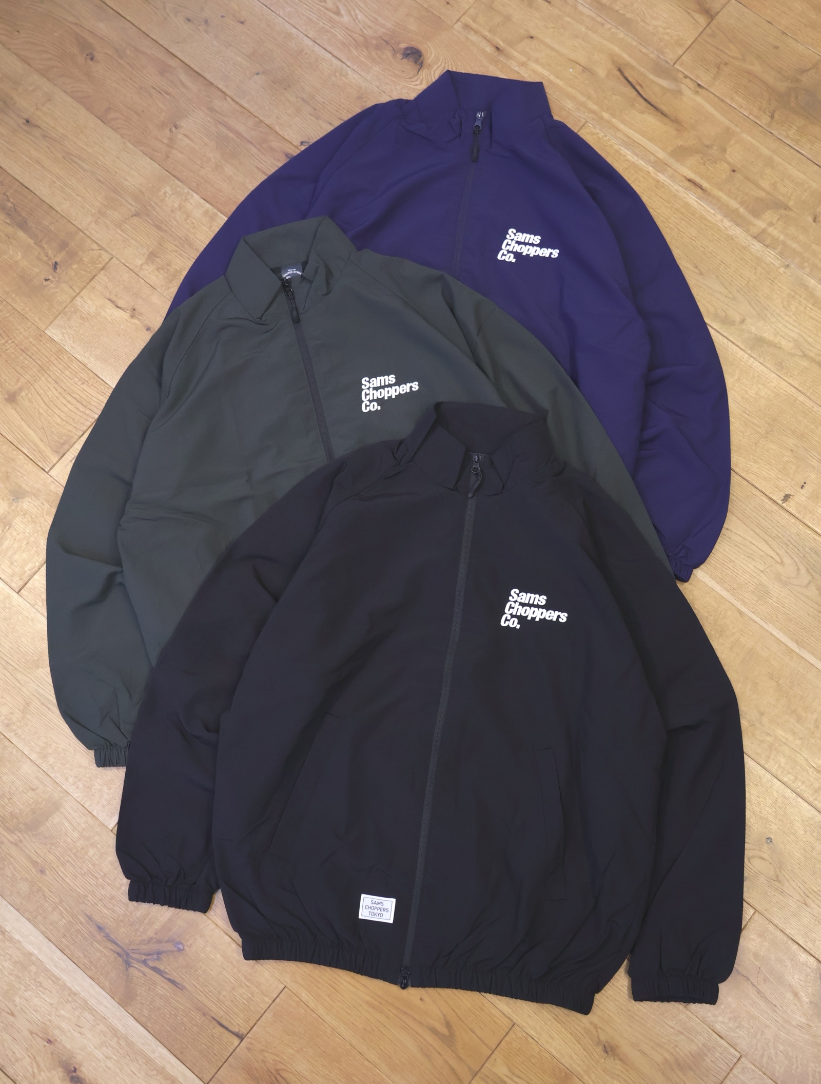 SAMS MOTORCYCLE  　「ST JACKET」　ナイロン トラックジャケット