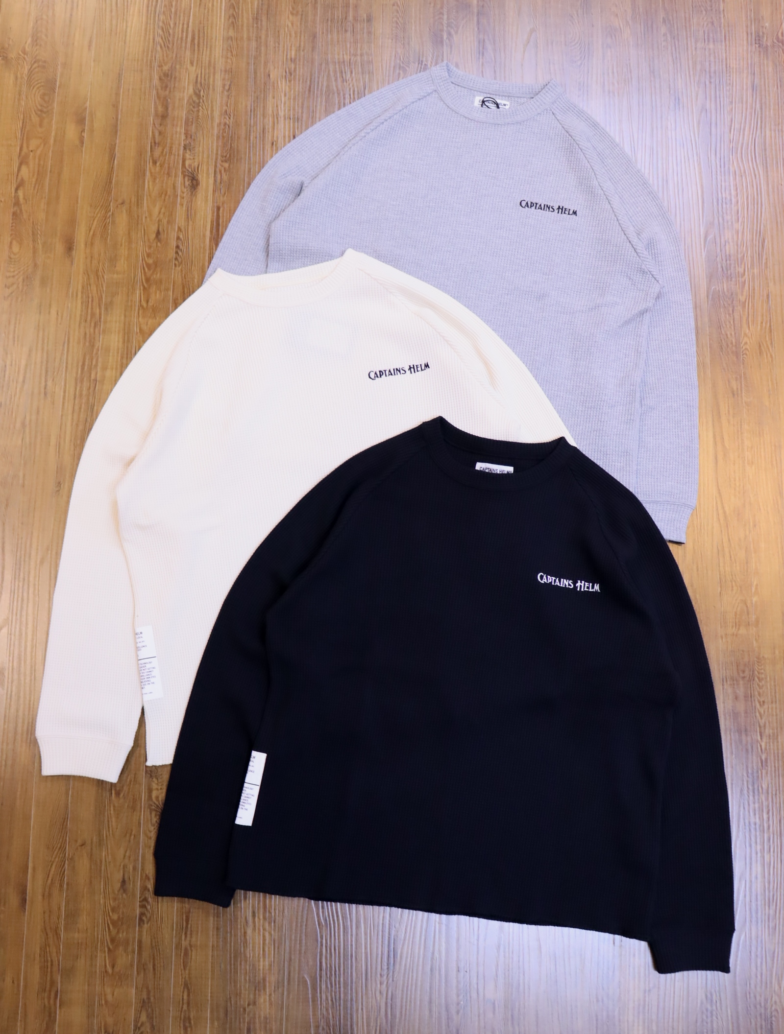 CAPTAINS HELM　　「#CUT OFF THERMAL LS TEE 」  　サーマル ロングスリーブティーシャツ