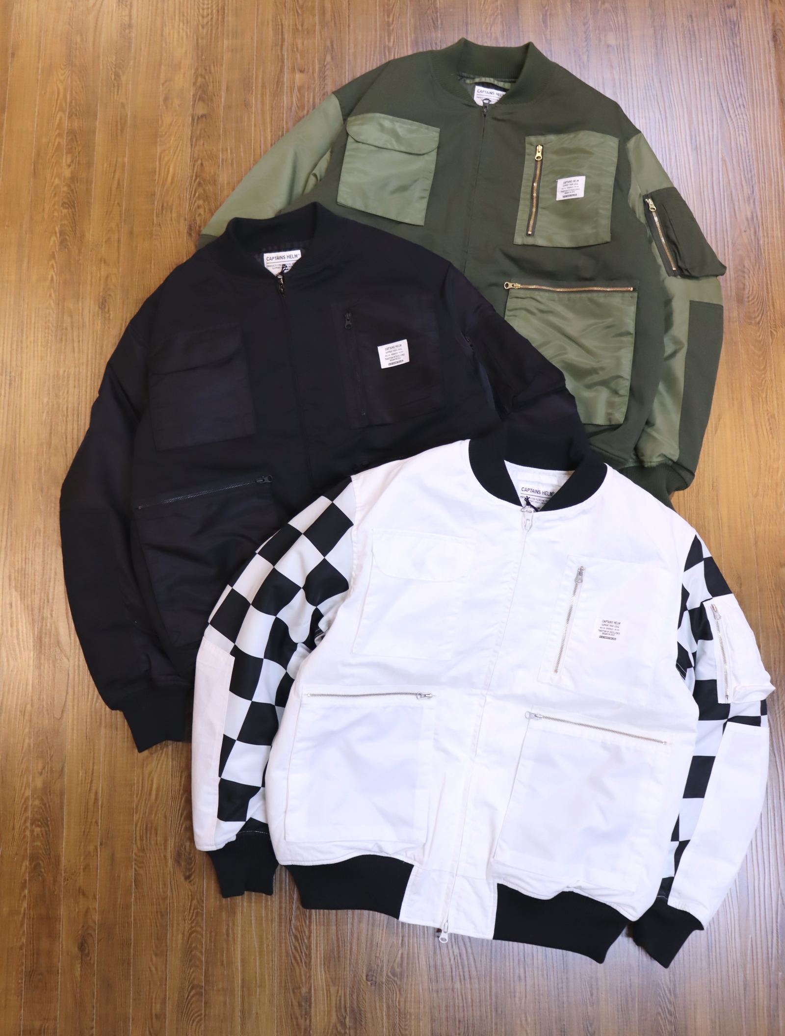 【NEW YEAR ITEM !!】CAPTAINS HELM　　「#SYL38 MIL MA-1 JKT」  　MA-1ジャケット