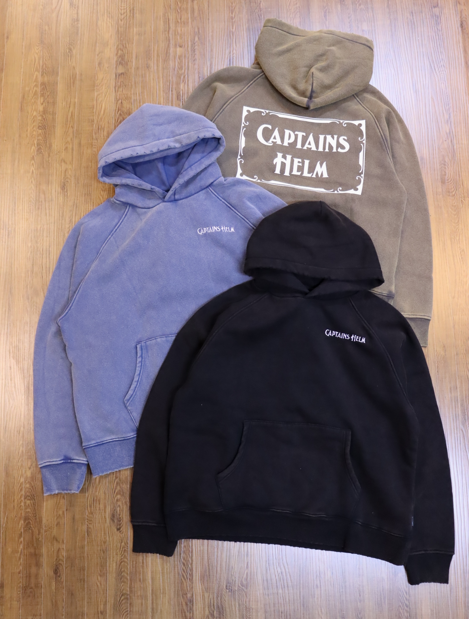 【NEW YEAR ITEM !!】CAPTAINS HELM　　「#VINTAGE LOGO HOODIE 」  　プルオーバー スウェットフーディー