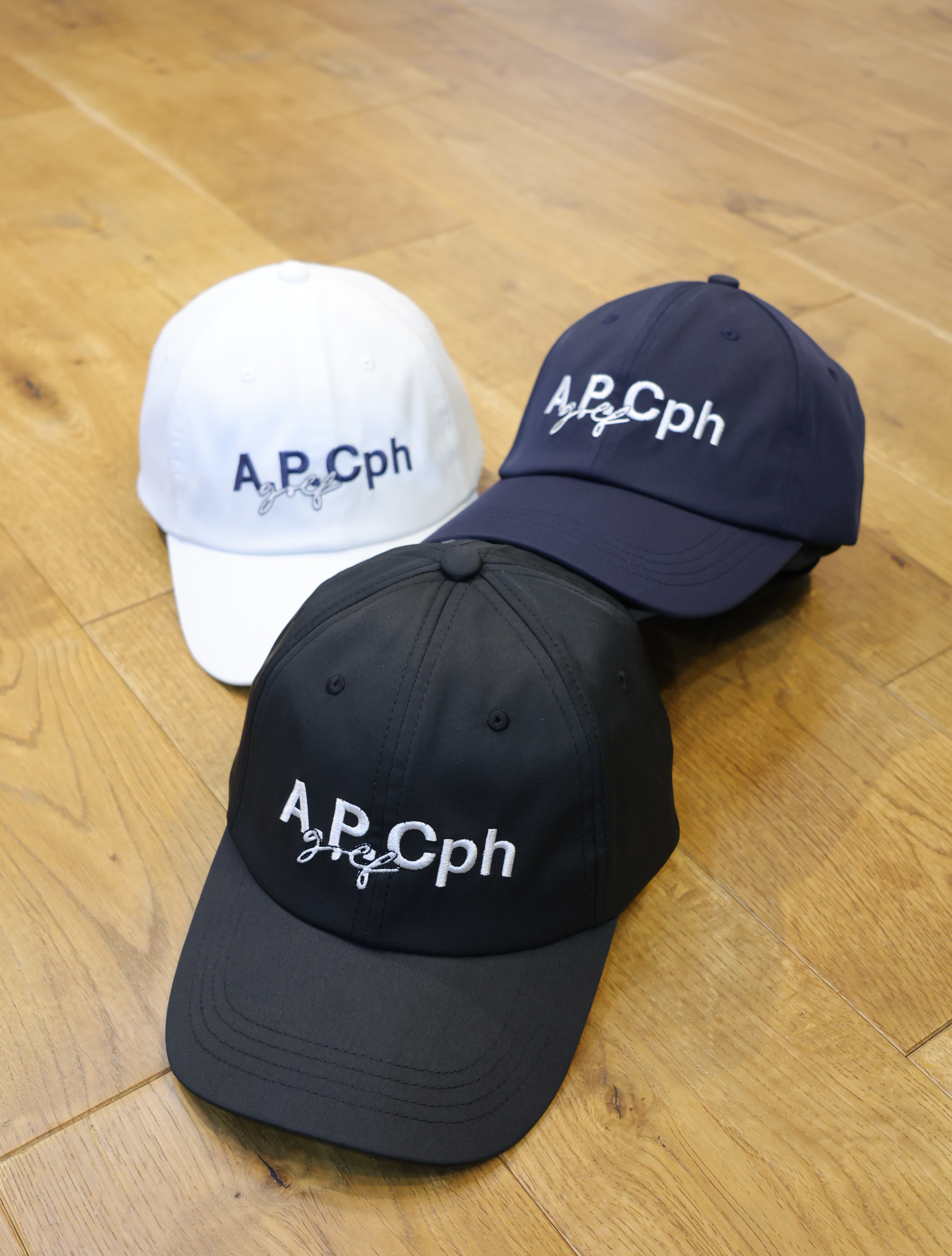 A.P.C.Golf × CAPTAINS HELM GOLF　　「A.P.Cph/Golf ALL WEATHER CAP」 　アジャスターキャップ
