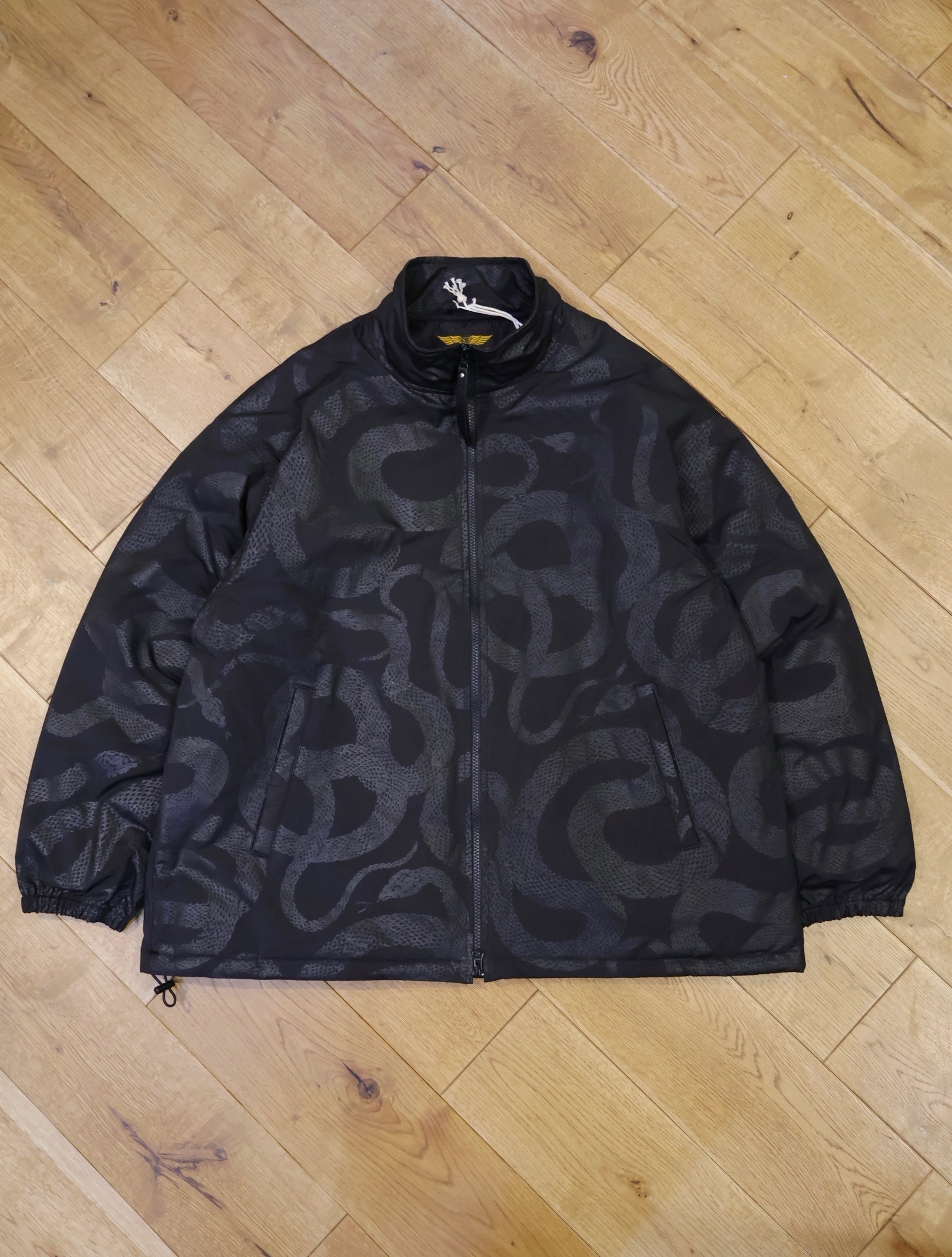 CALEE　「P/N TRACK TYPE JACKET ＜SNAKE PATTERN＞」 パデット トラックジャケット