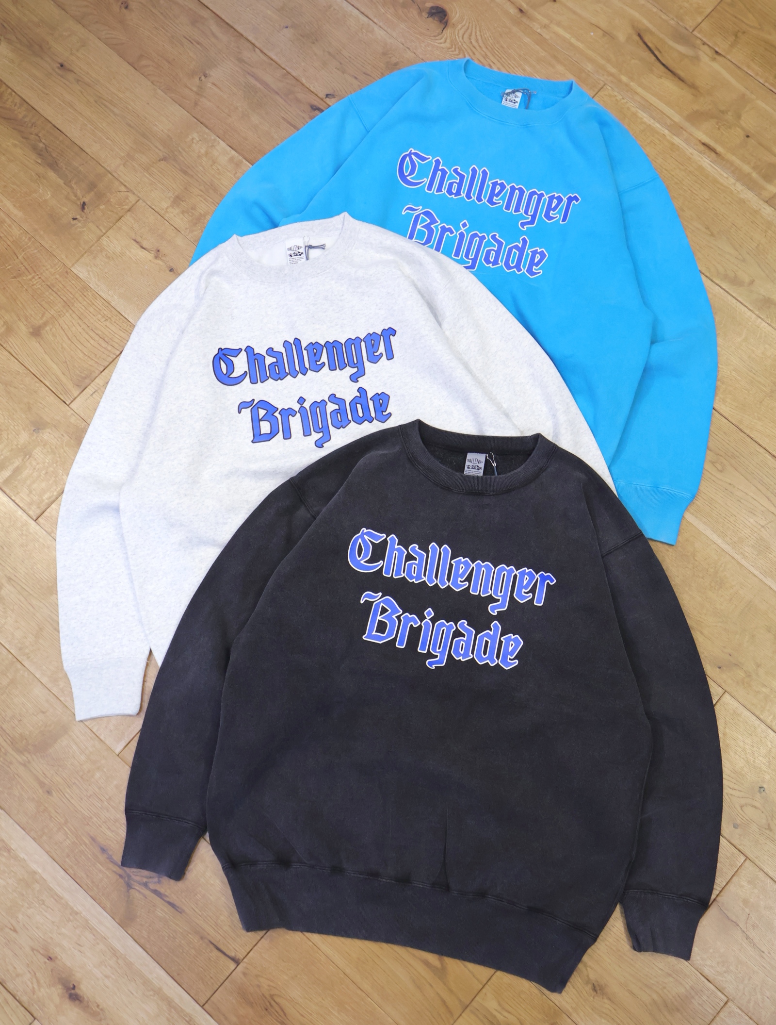 CHALLENGER  　「CLASSIC LOGO C/N SWEAT」　クルーネックスウェット