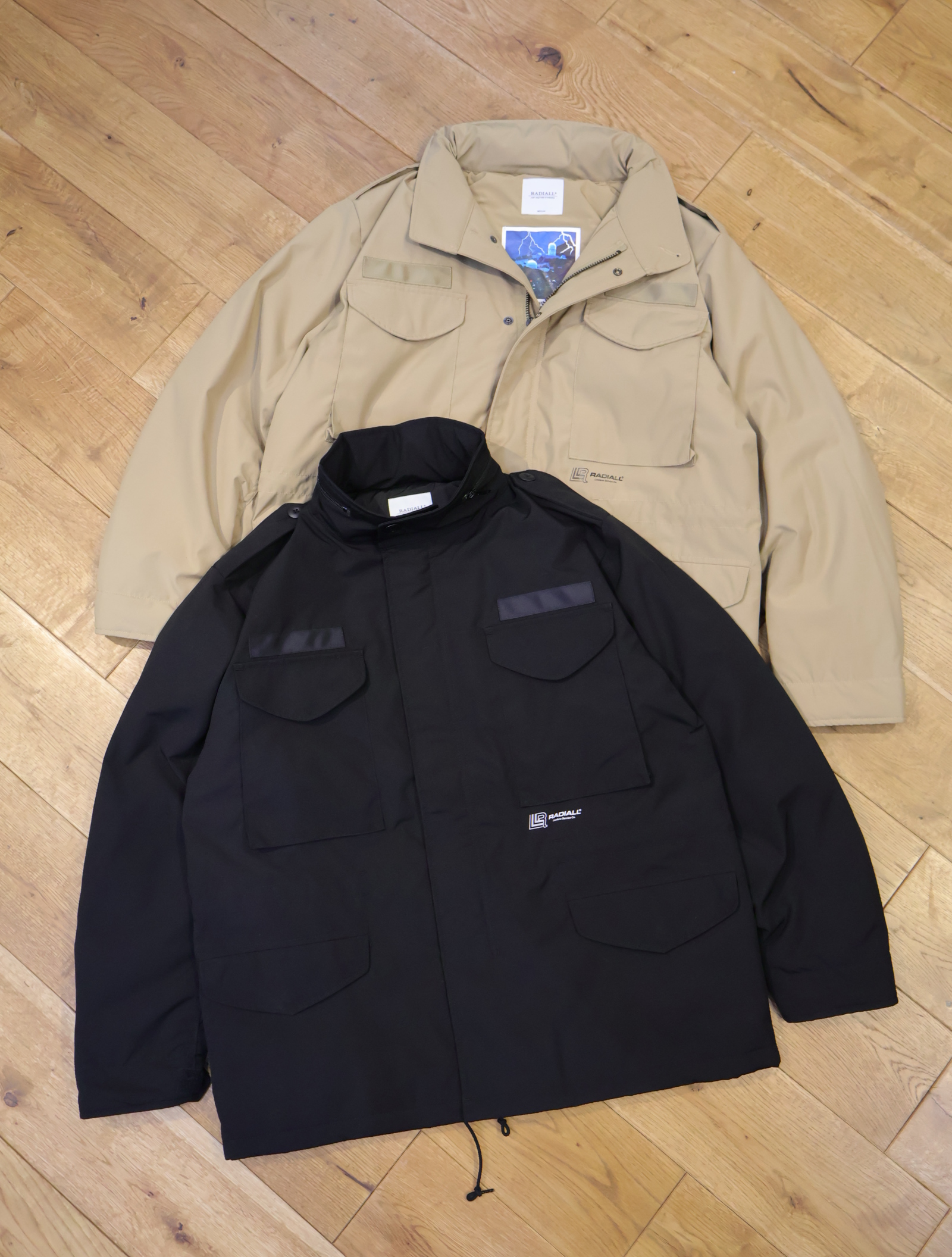 RADIALL　　「STEP SIDE - FIELD JACKET 」　 M-65 パデッド フィールドジャケット