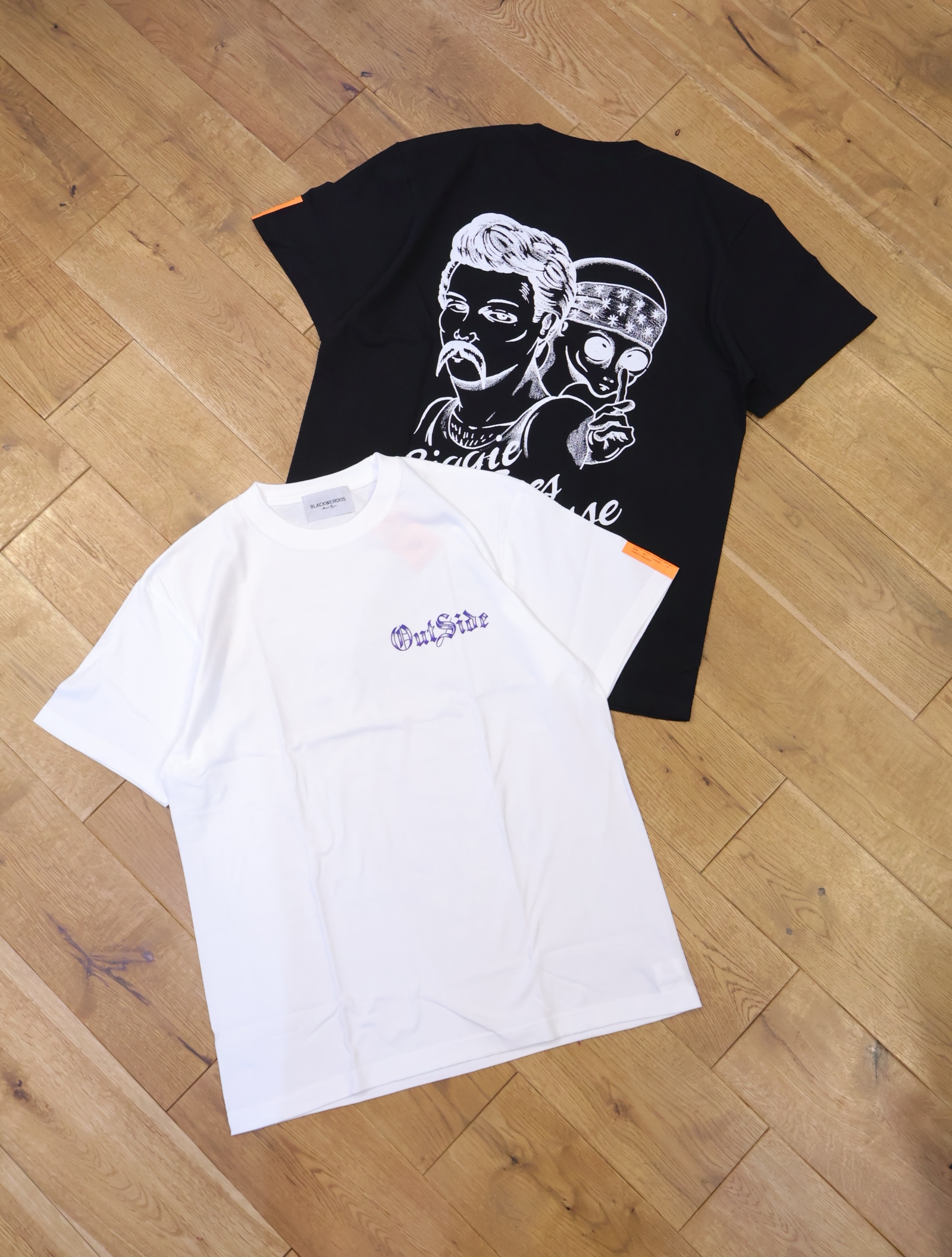 Black Weirdos 　「BIGGIE EYE POSSE Tee」　プリントティーシャツ