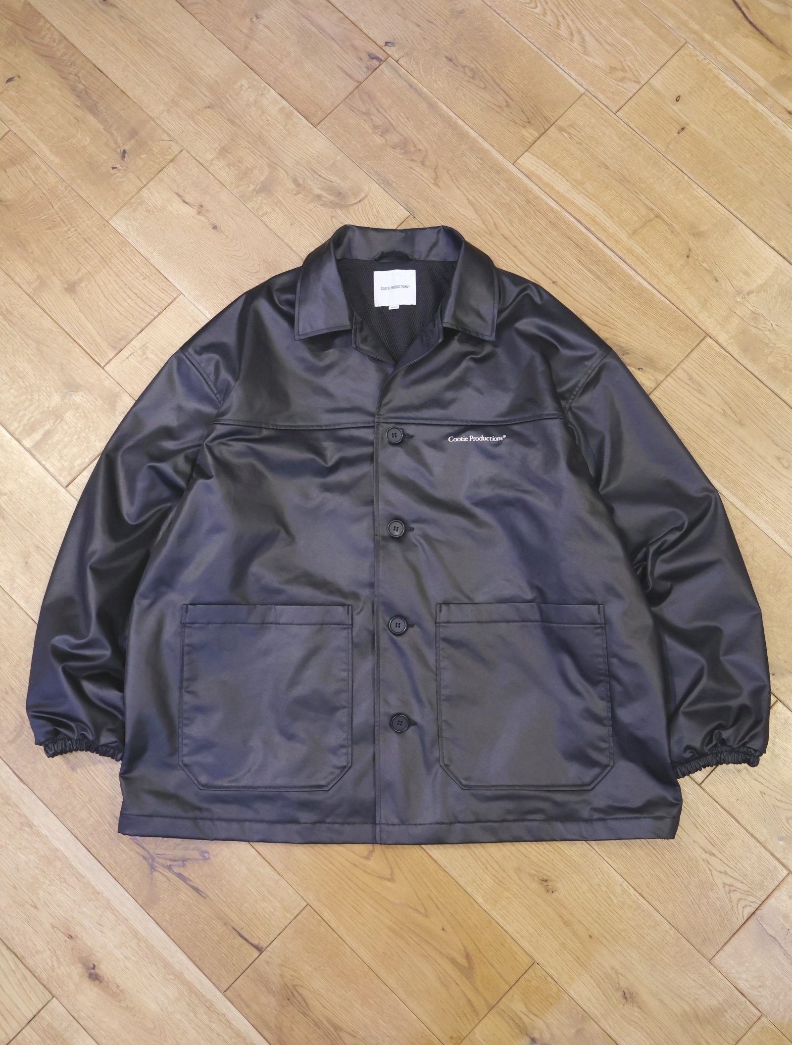 COOTIE　「Damp Coated Satin Car Coat」　サテン カーコート
