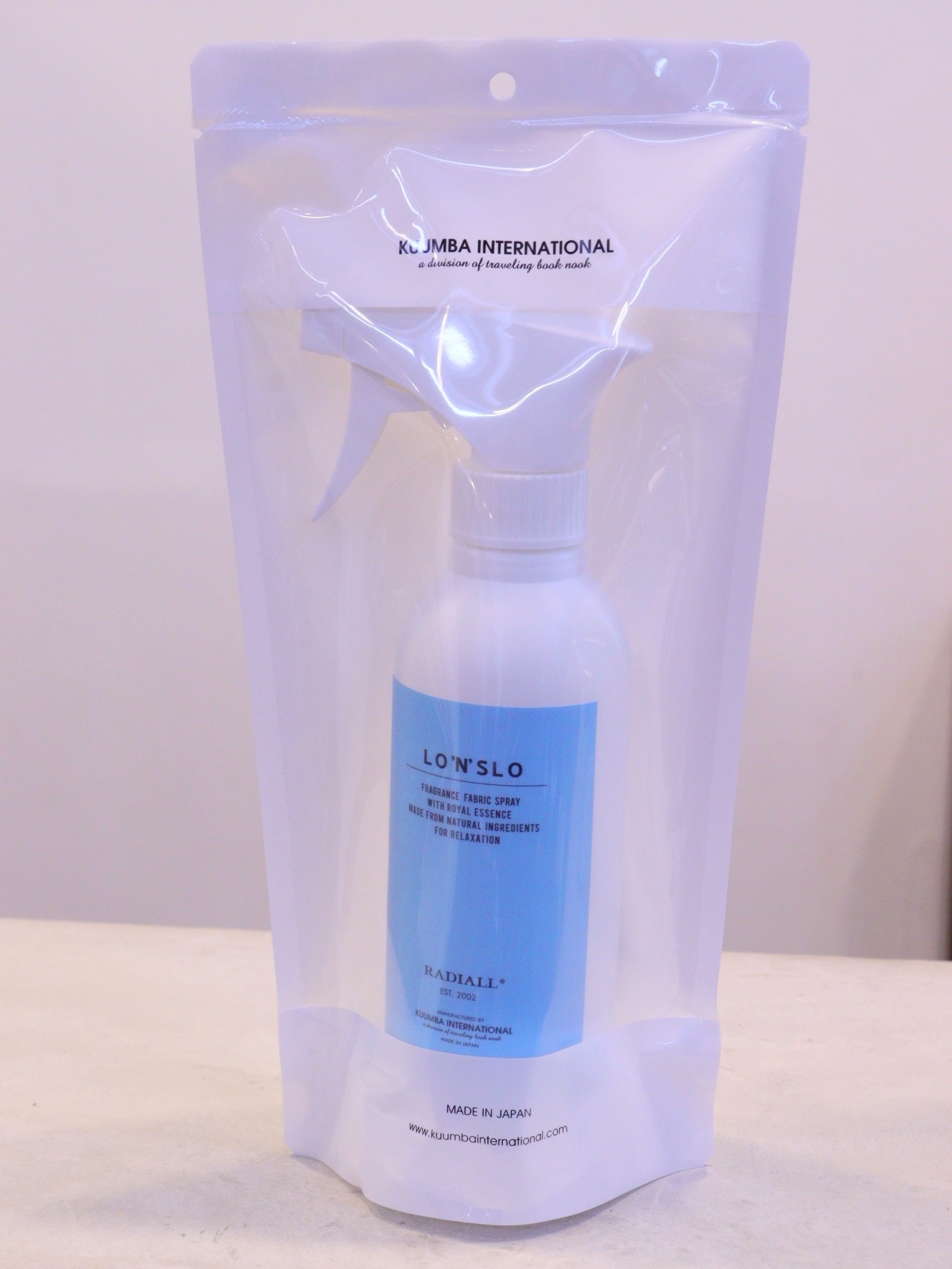 RADIALL × KUUMBA 　　　「LO-N-SLO - FABRIC SPRAY」　　オリジナルファブリックスプレー