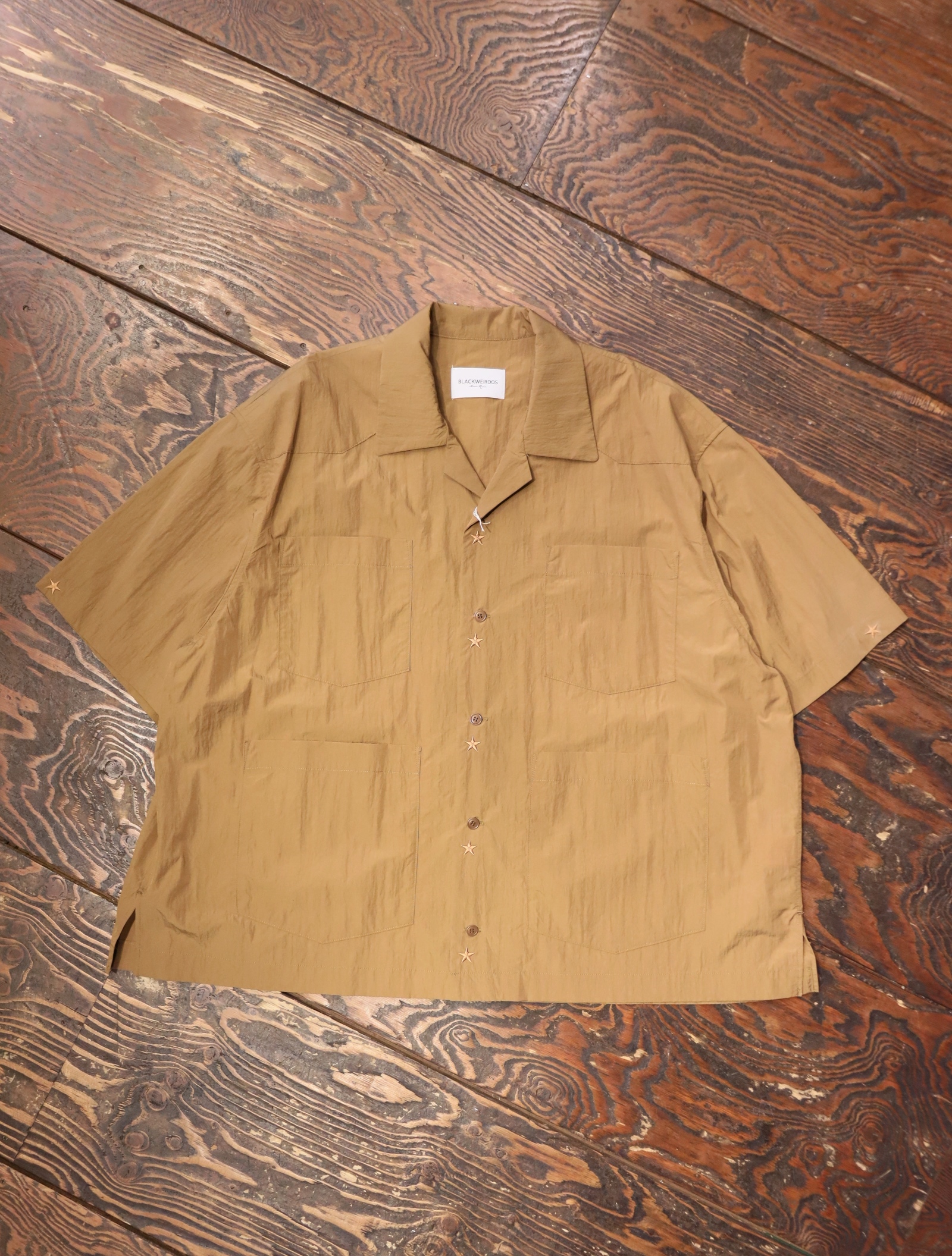 COOTIE Cuba S/S Shirt キューバ シャツ Beige