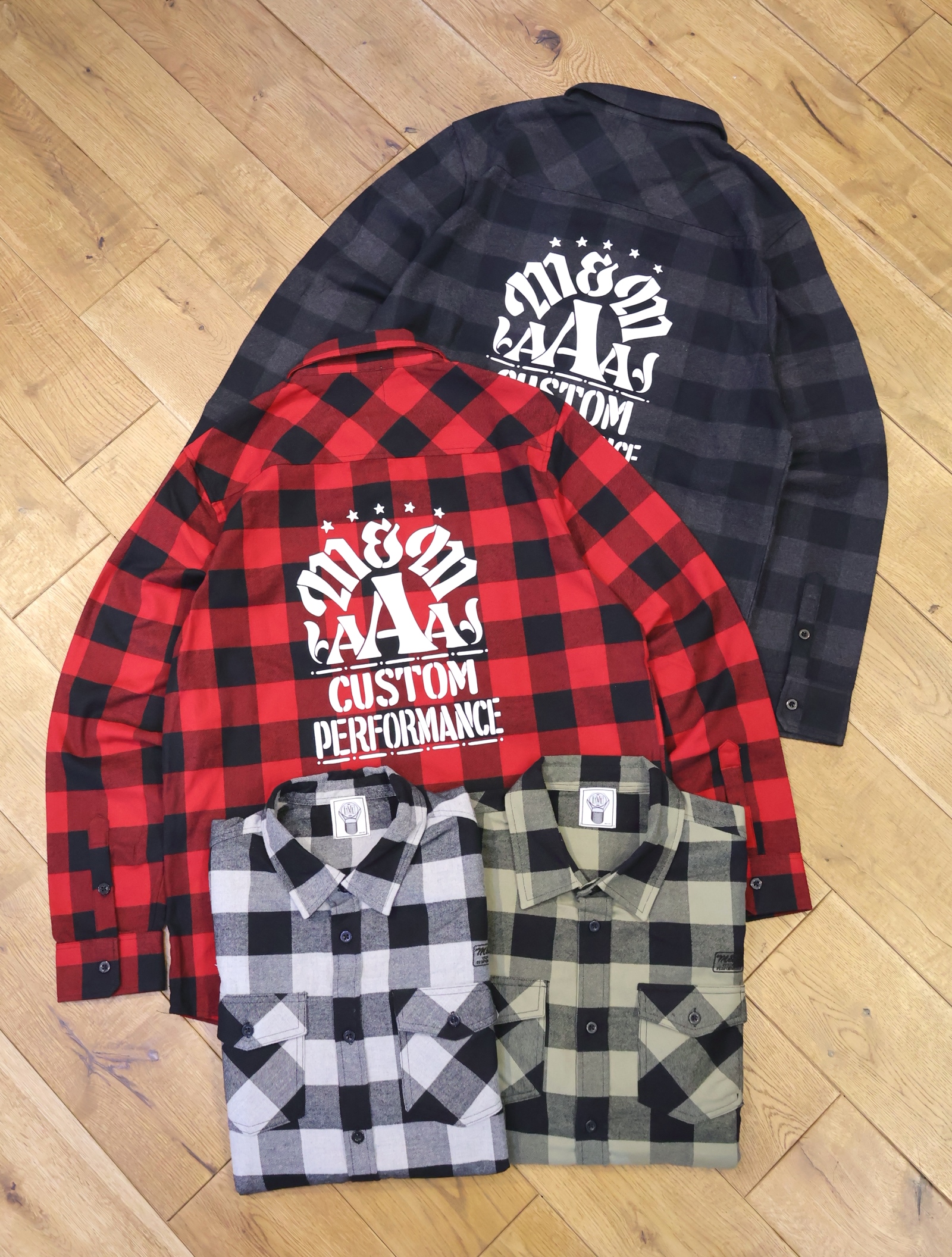 M&M CUSTOM PERFORMANCE  「Flannel Check Shirt」　フランネルチェックシャツ