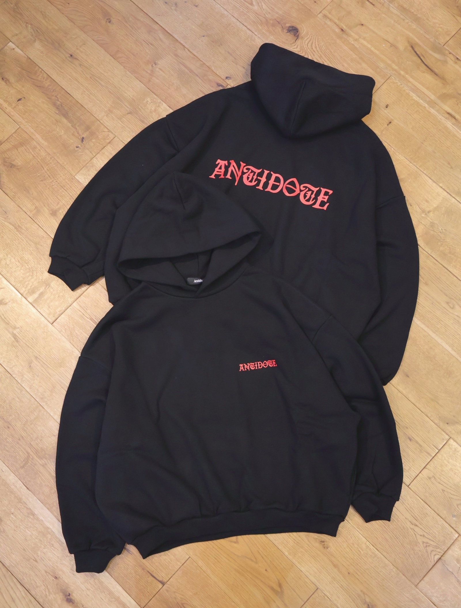 ANTIDOTE BUYERS CLUB　「Over Sized Logo Sweat Parka」　オーバーサイズ スウェットパーカー