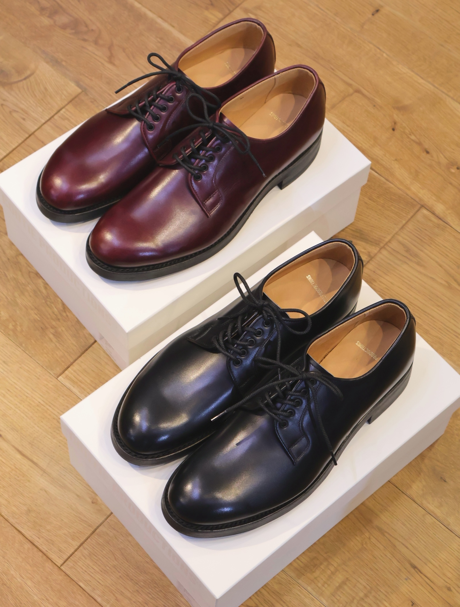 COOTIE 　「Derby Plain Toe Shoes」　プレーントゥ レザーシューズ