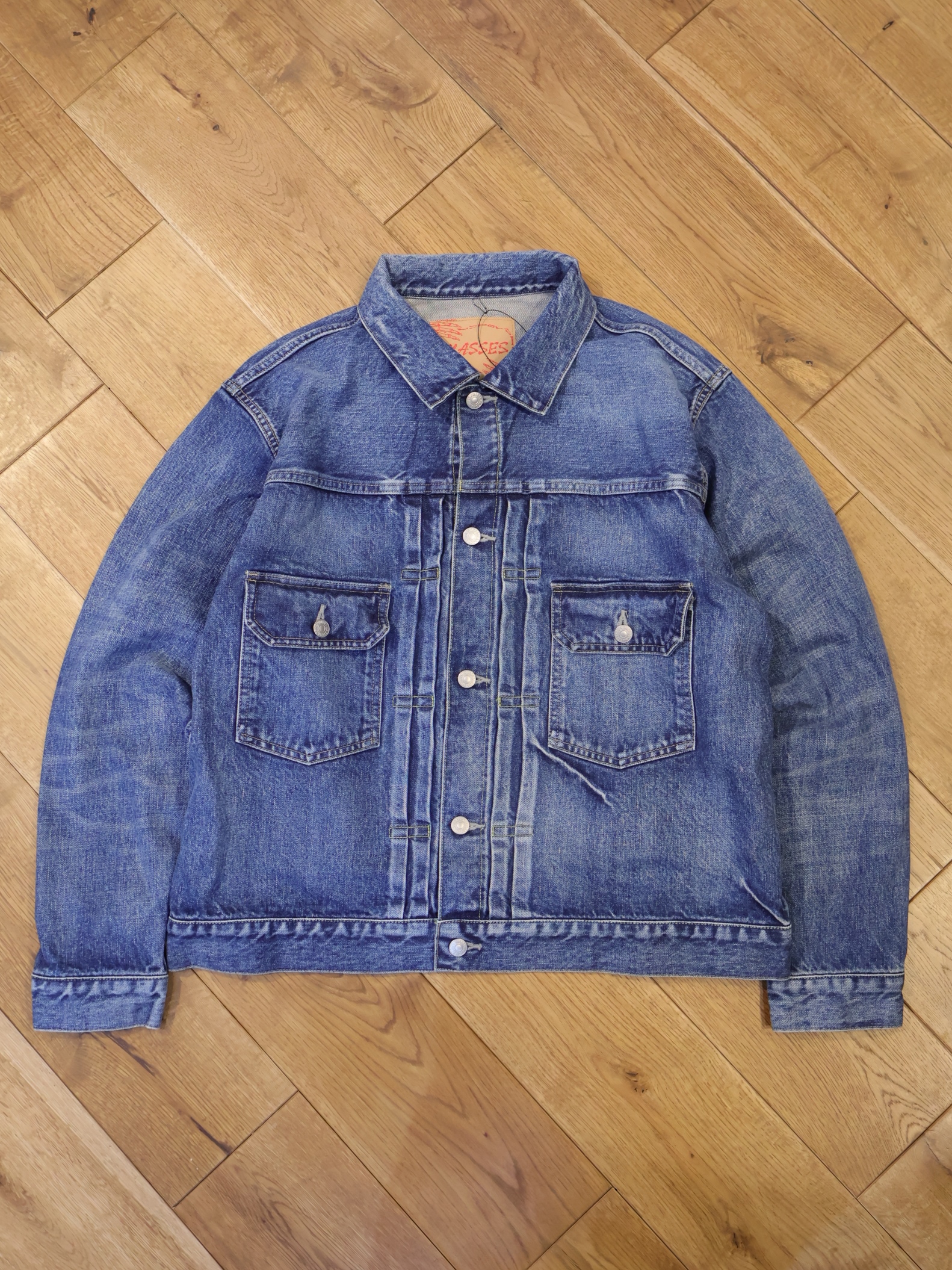 MASSES　　「DENIM JKT H.WASH」　USED加工 2ndタイプ デニムジャケット