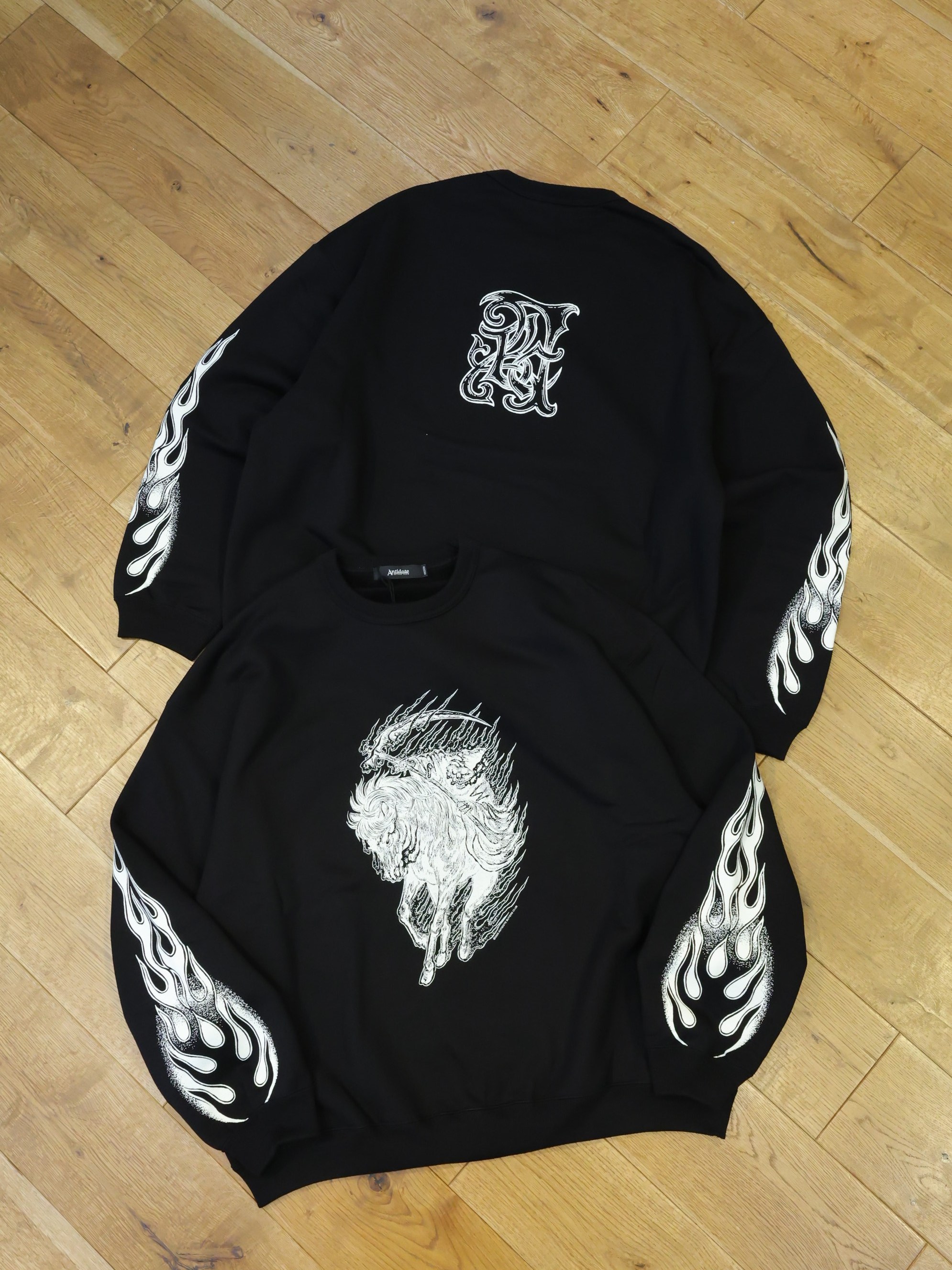 ANTIDOTE BUYERS CLUB　「ASIC Crewneck Sweat Shirt (Reaper)」　レギュラーシルエット スウェットクルーネック