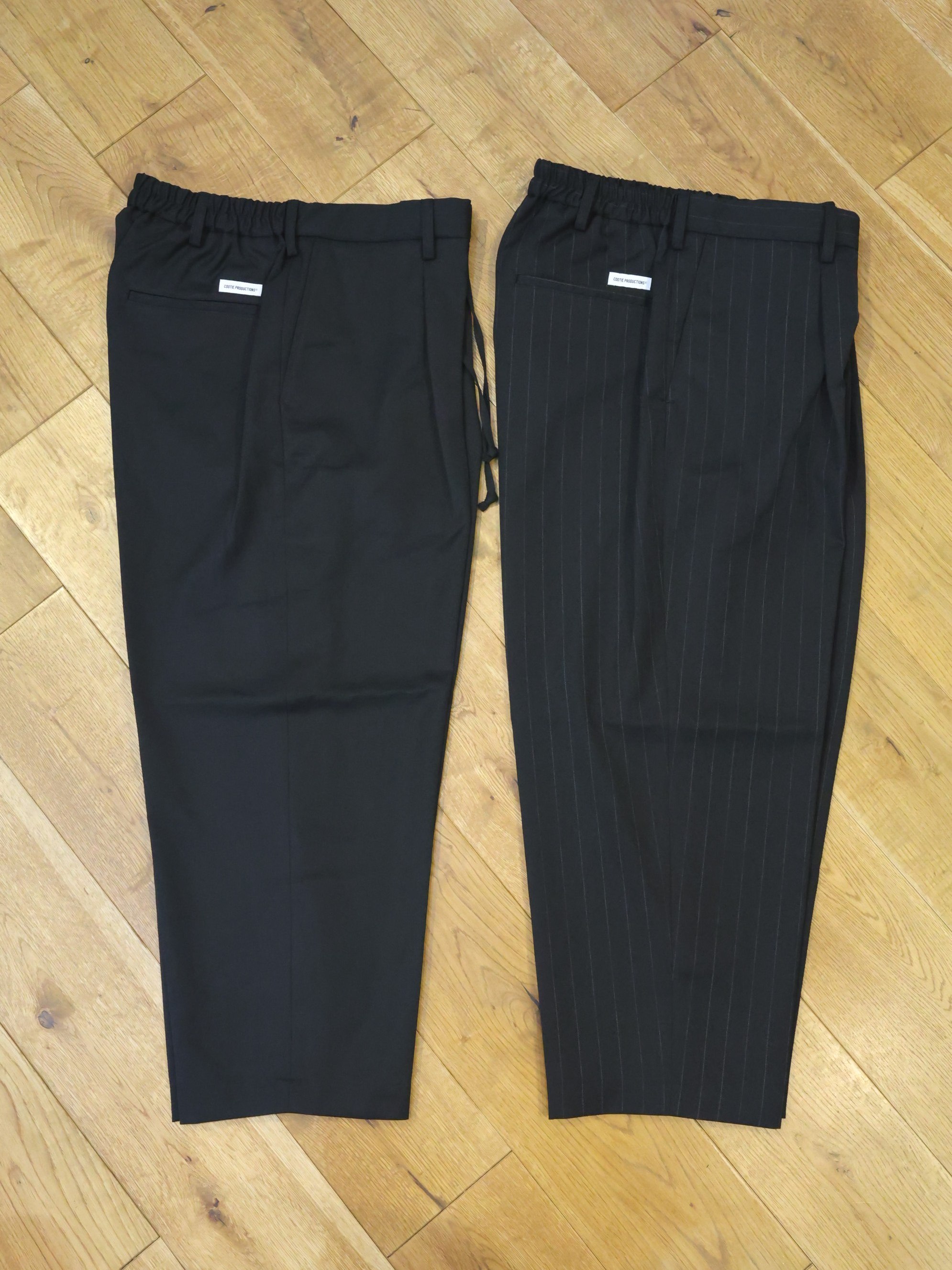 COOTIE　「Wool Gabardine Ankle Cut Easy Trousers」　1タック クロップドイージーパンツ