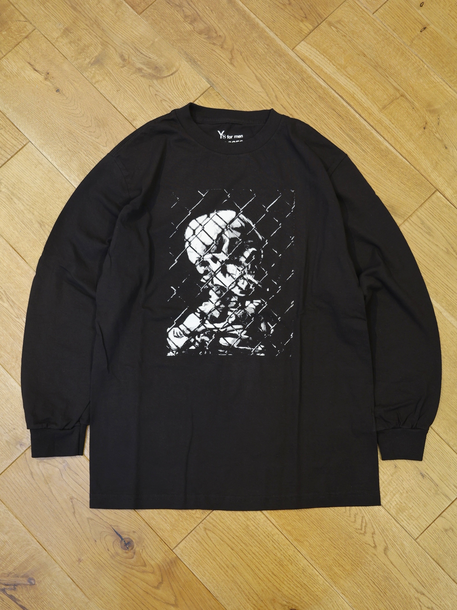 MASSES × Y's for men　「LS TEE SMOKE」　　プリントロングスリーブティーシャツ