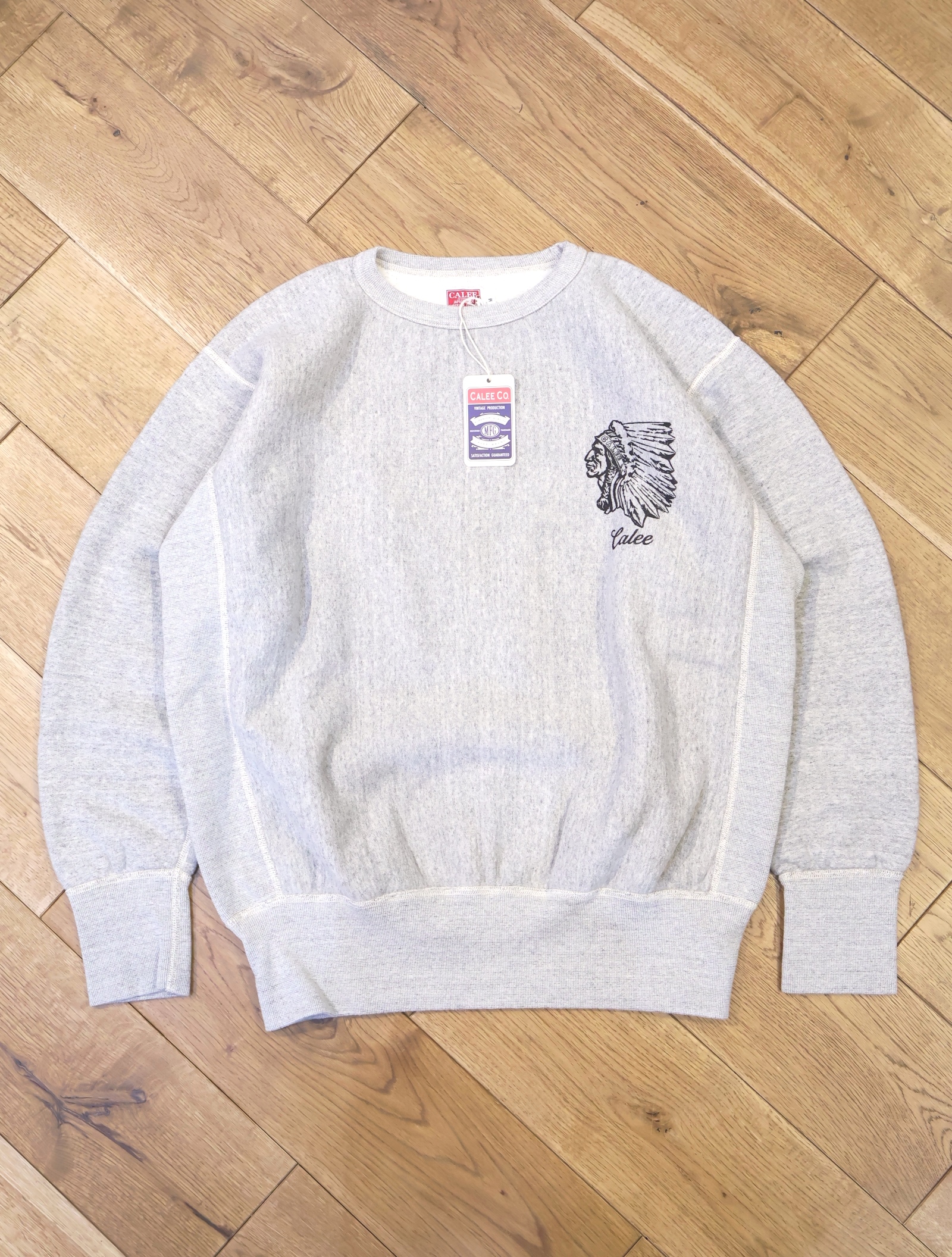 CALEE 　 「TOMPKIN’S LOOP TYPE 40’S CREWNECK SW」    クルーネックスウェット