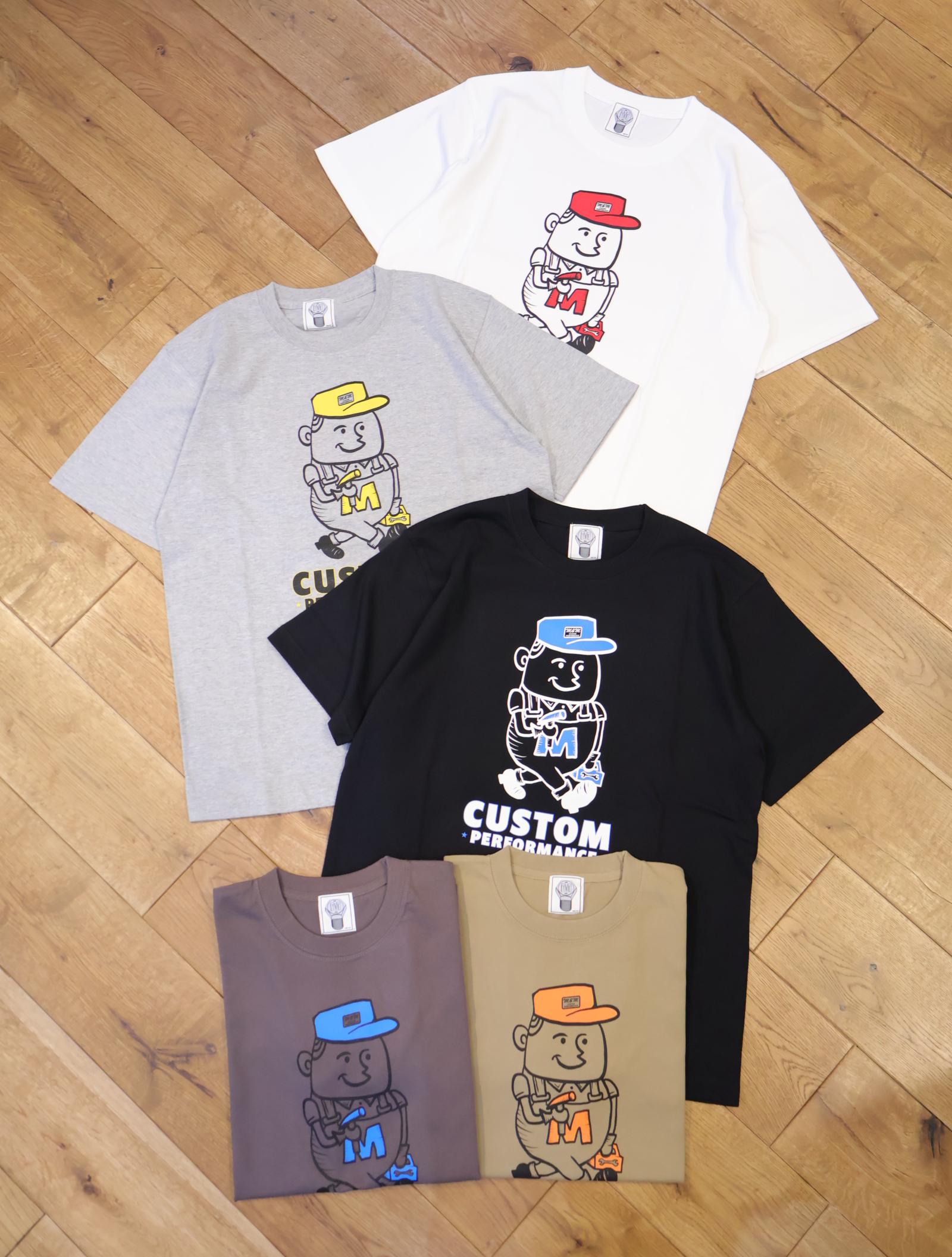 M&M CUSTOM PERFORMANCE  　「 PRINT S/S T-SHIRT 」　プリントティーシャツ