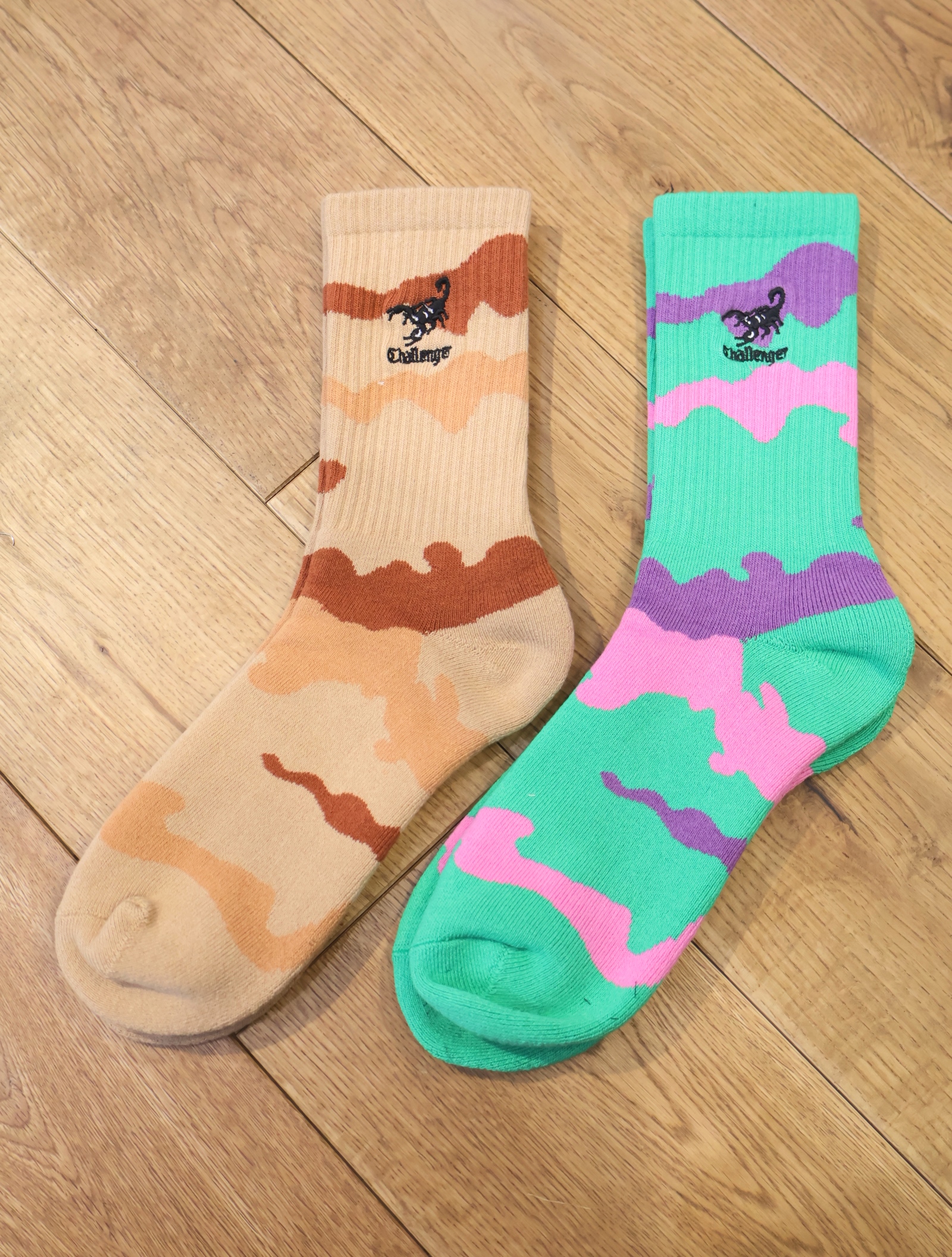 CHALLENGER　「CAMO SOCKS」　ソックス