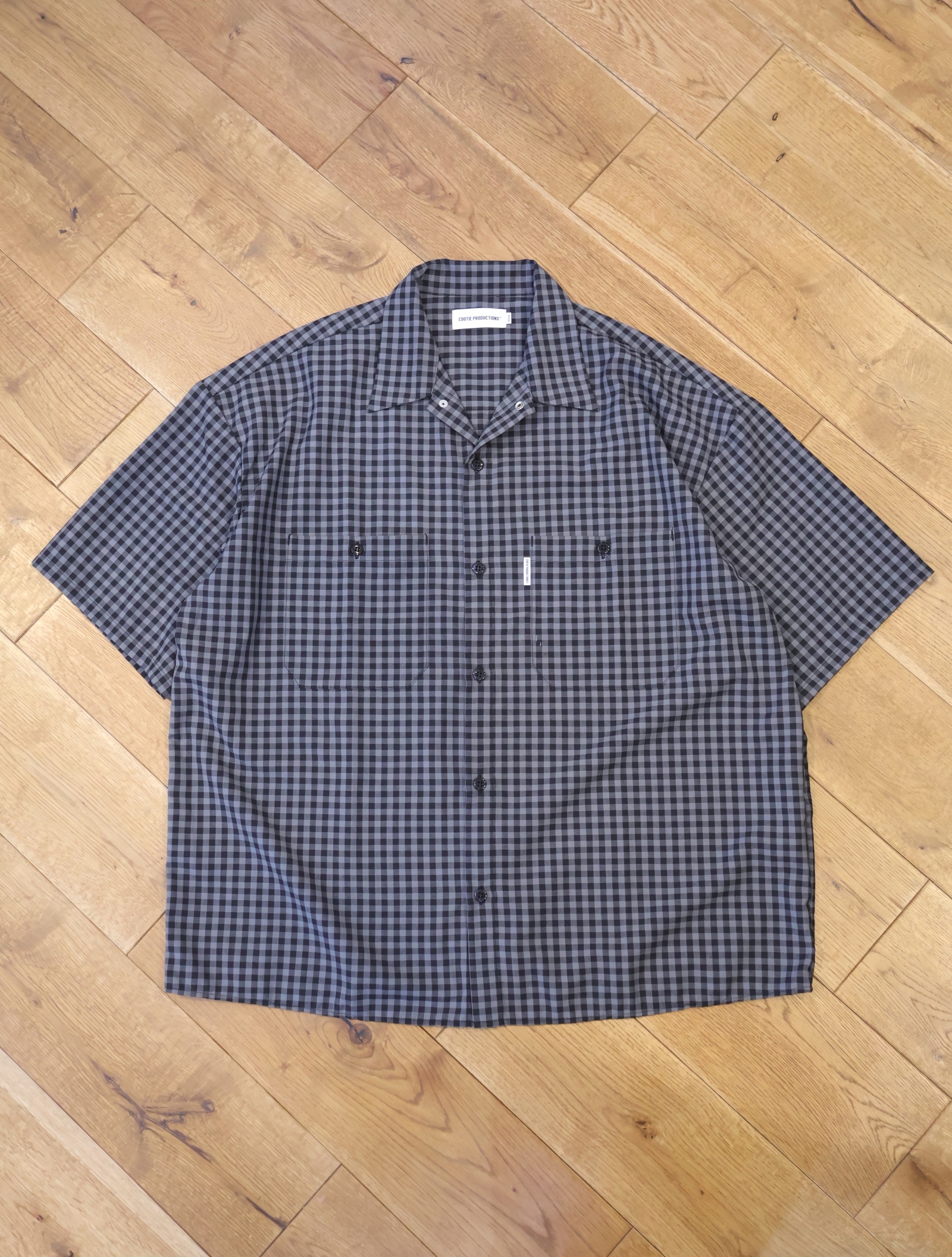 美品 25ss 完売 MHL WORKWEAR CHECK COTTON シャツ MHL./WORKWEAR CHECK COTTON SHIRTING (ECRU)