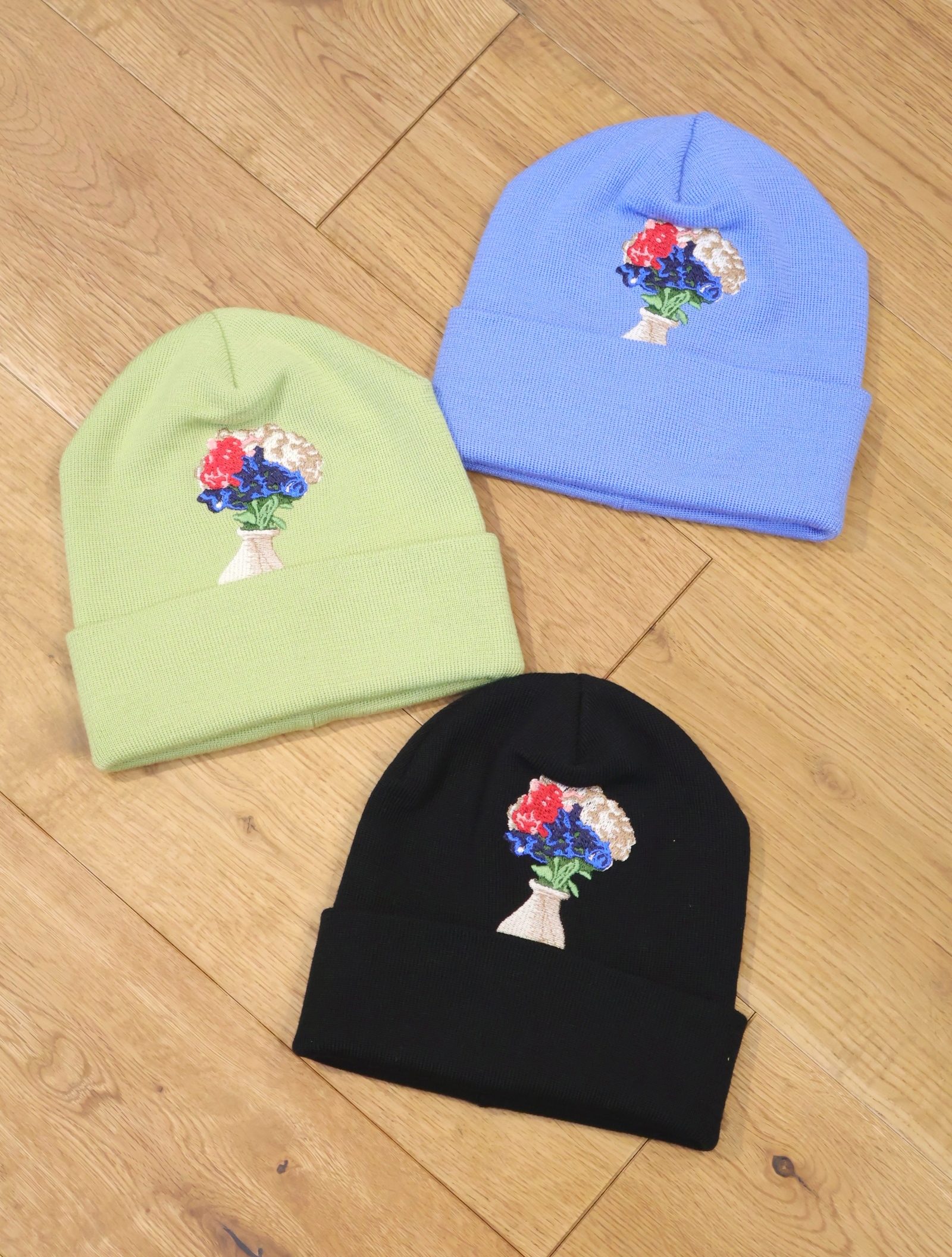 SON OF THE CHEESE × YUI SAKAMOTO　　「FLOWER BEANIE」　 ビーニー