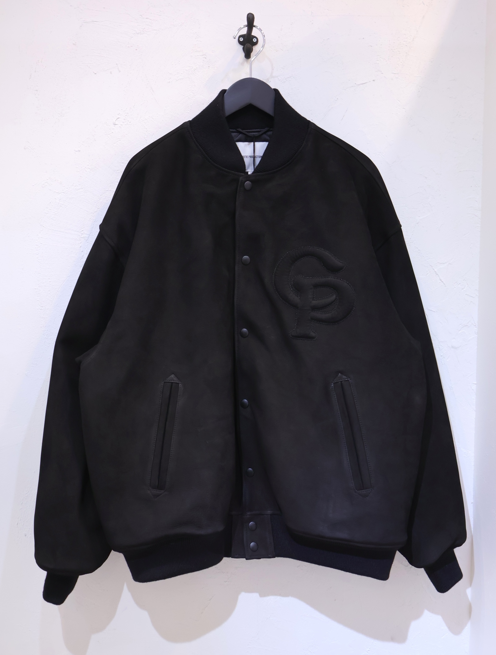 COOTIE　　「Nubuck Varsity Jacket」　ヌバックレザー ヴァーシティージャケット
