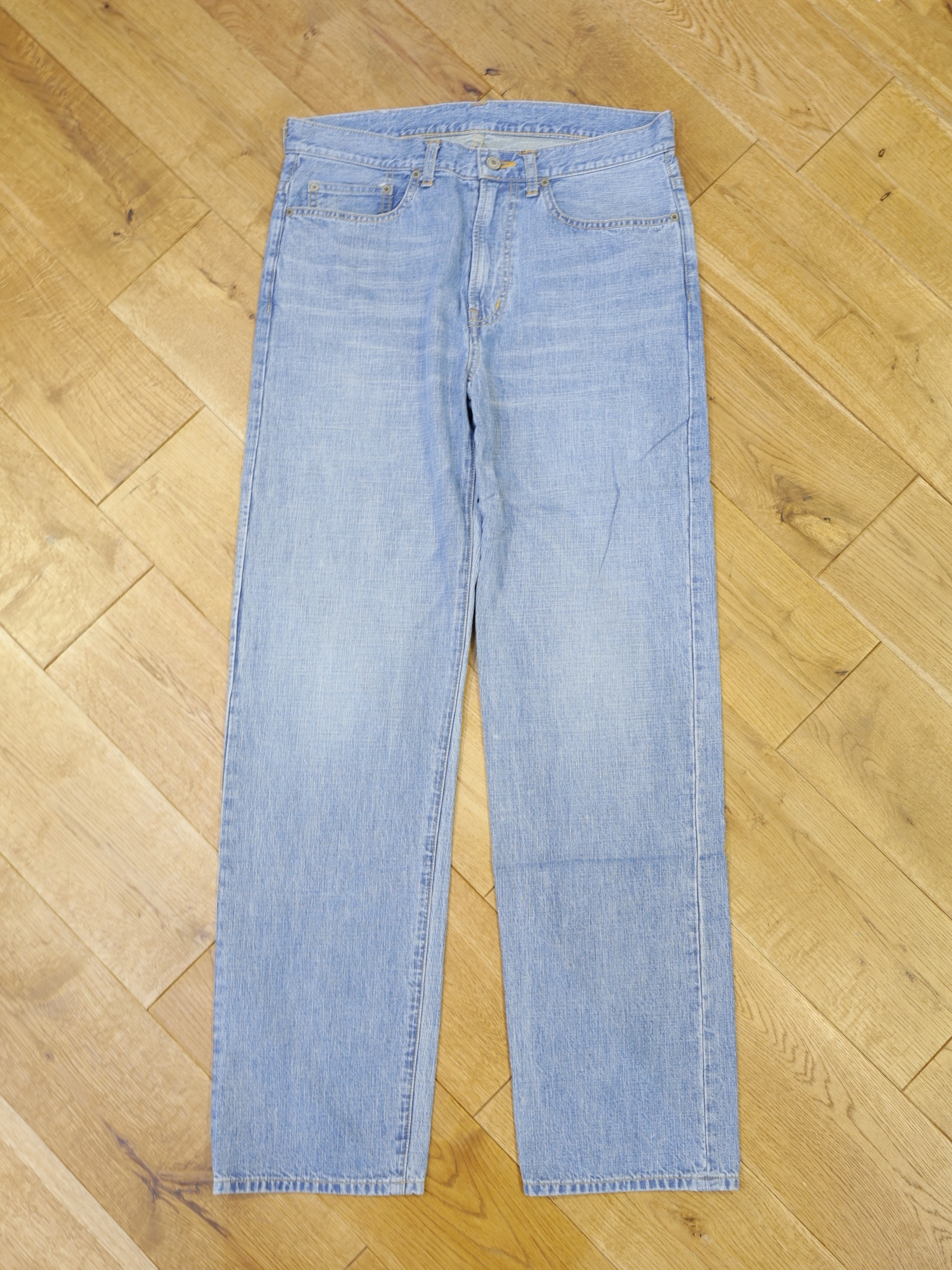 RATS　　「USED LIGHT DENIM PANTS」　　ユーズド加工 5ポケットデニムパンツ