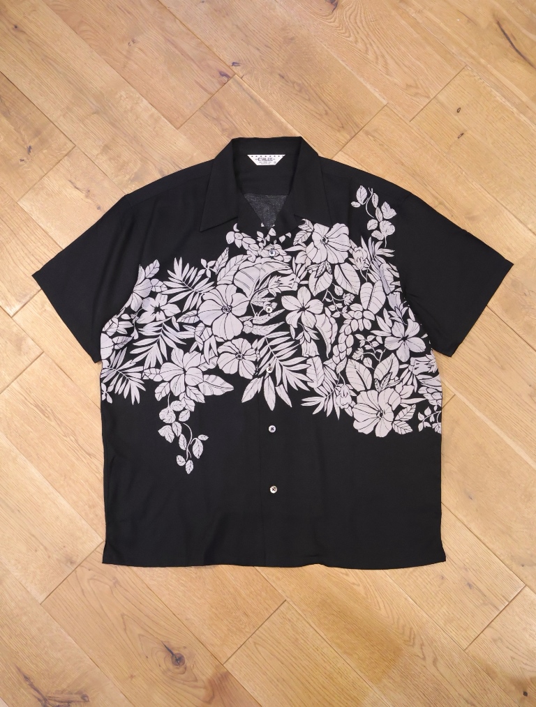 【Limited Item !!】　CALEE 　「R/P PANEL PRINT ALOHA SH (EXCLUSIVE)」    オープンカラーアロハシャツ