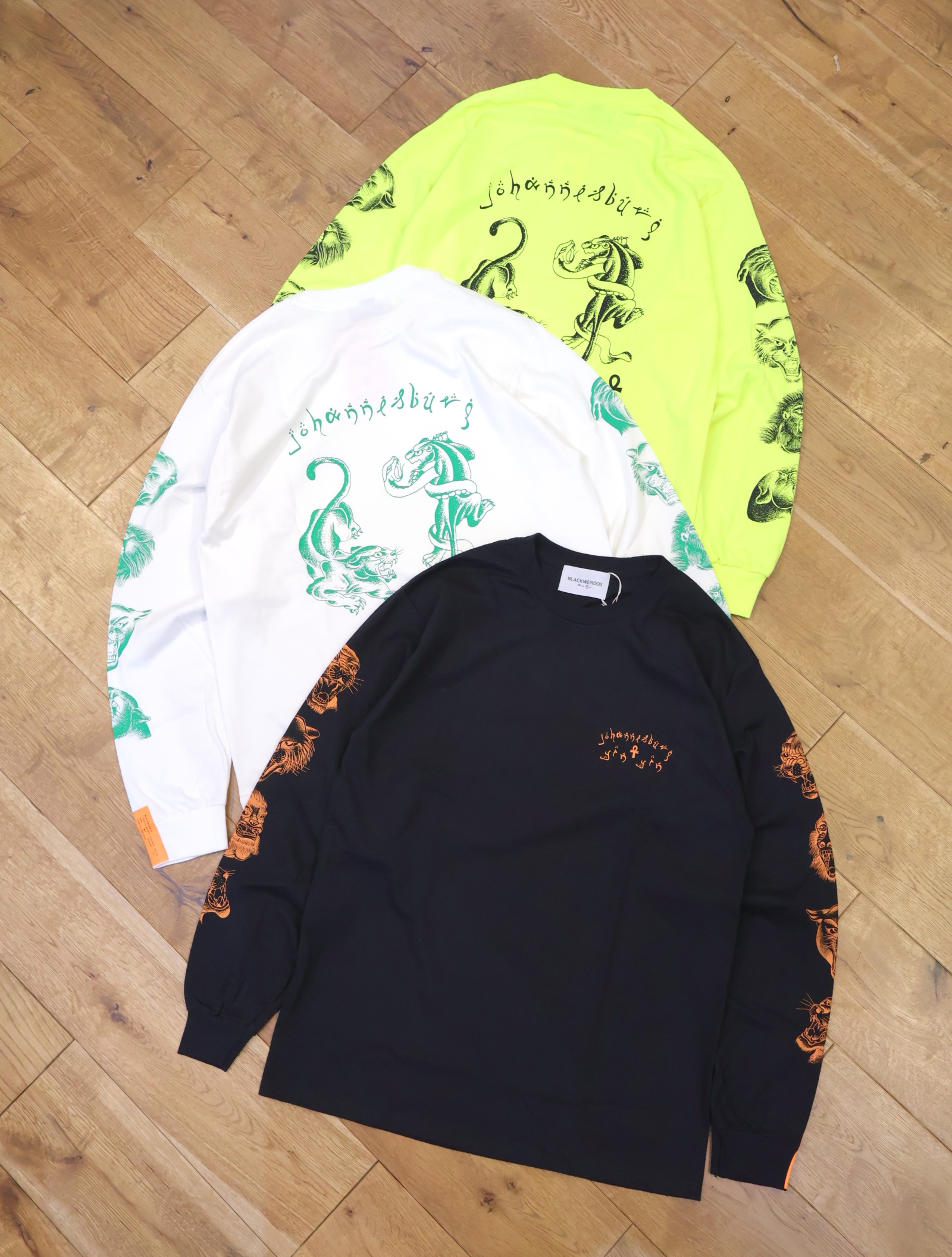 Black Weirdos 　「Panther LS Tee」　プリントロングスリーブティーシャツ