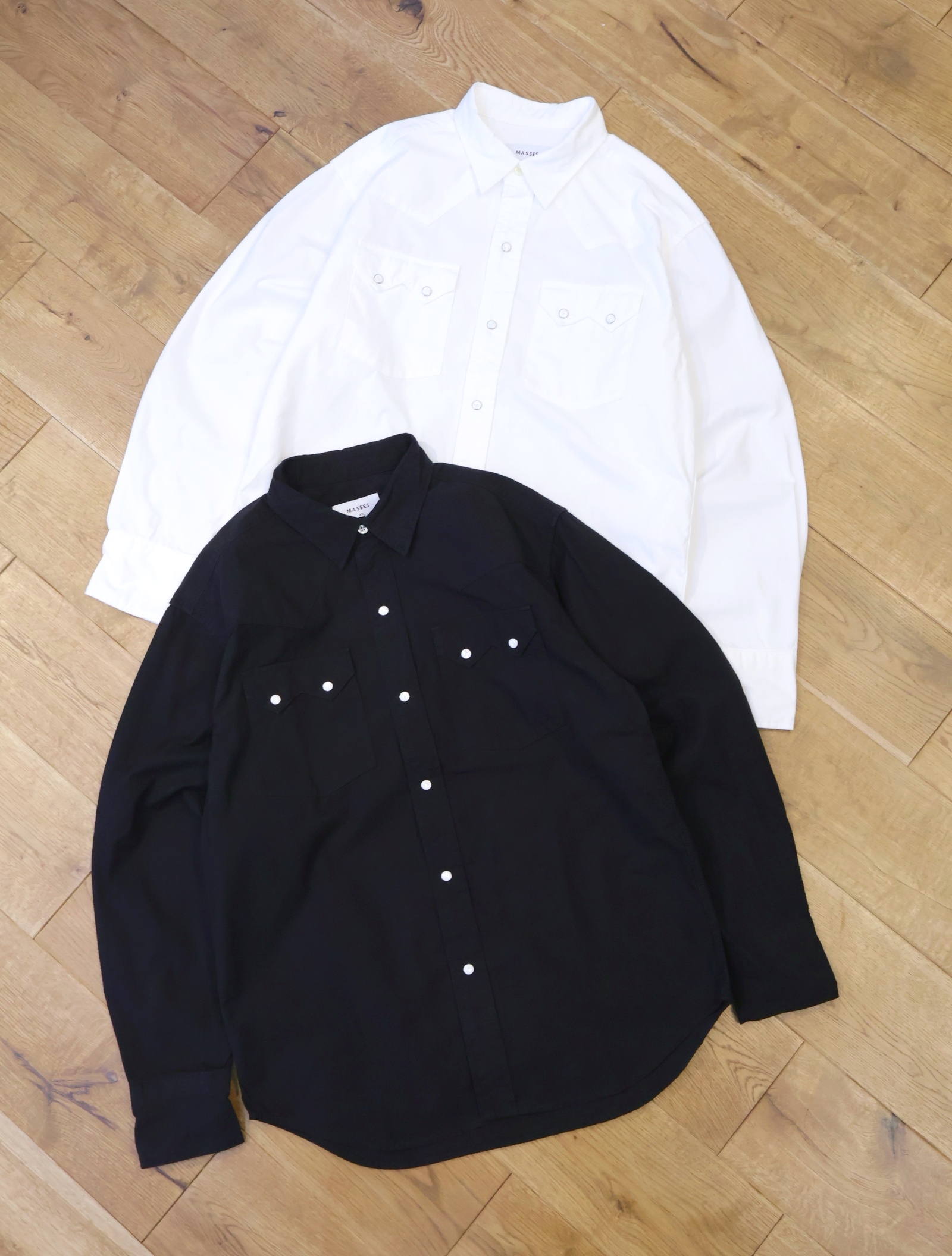 MASSES　「WESTERN SHIRT CH」　ウエスタンシャツ