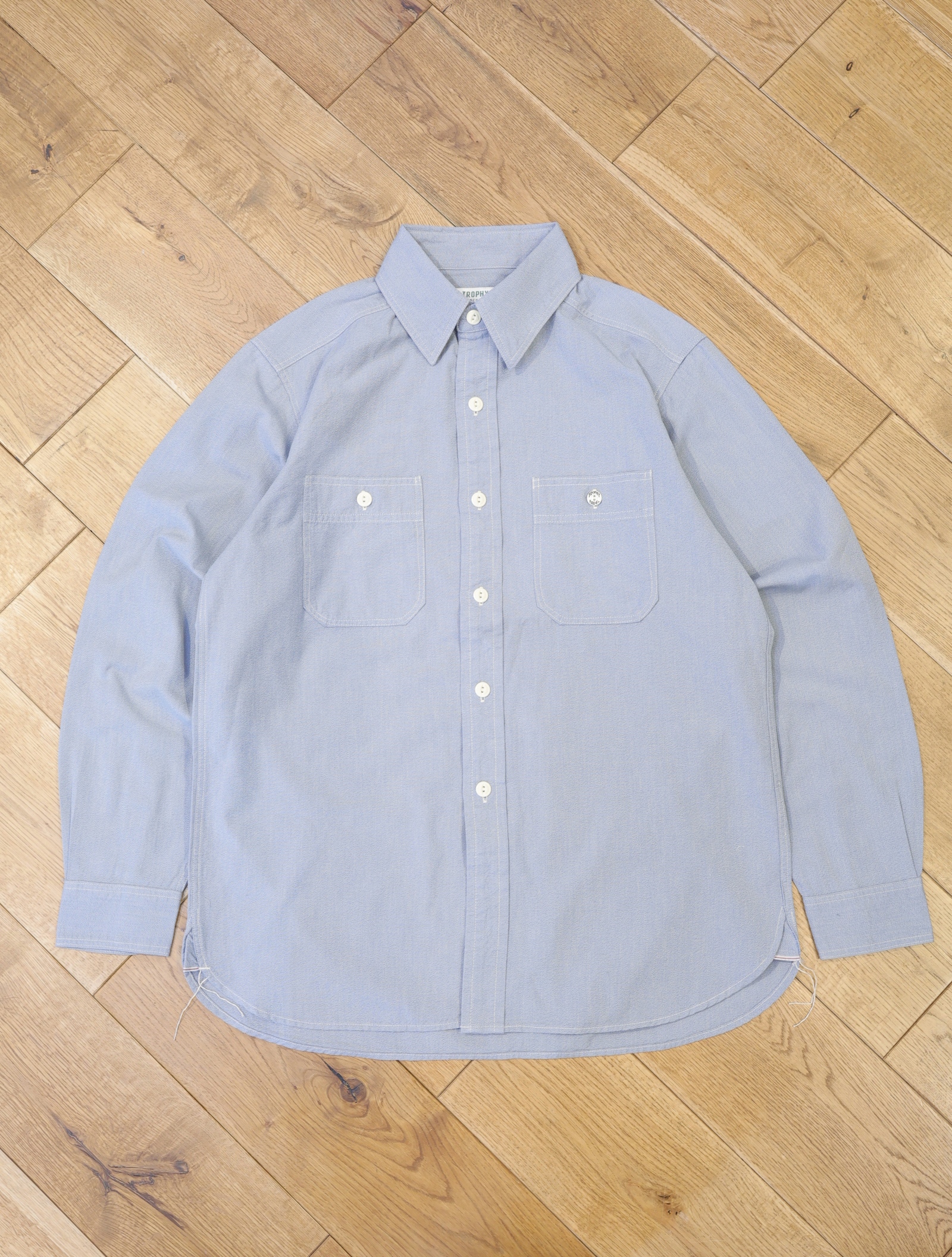 TROPHY CLOTHING　　「Signal Covert L/S Shirt」　 コバートシャンブレー ワークシャツ