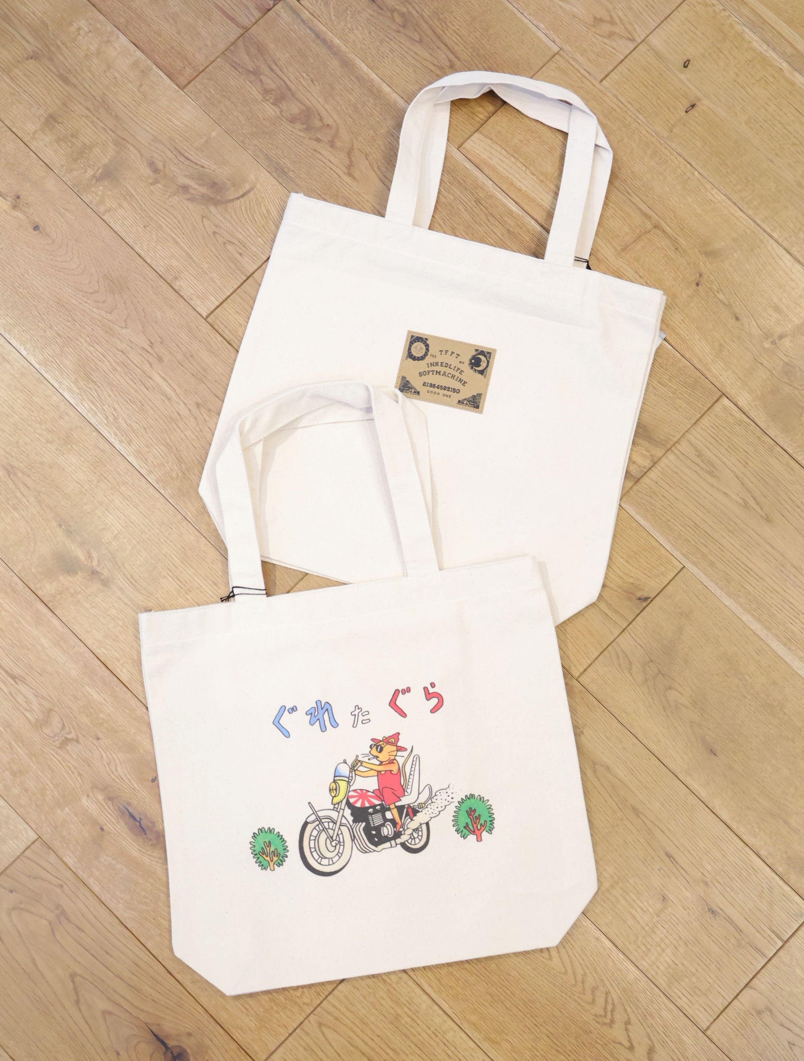 SOFTMACHINE　　「BAD BOY TOTE」　キャンバストートバッグ