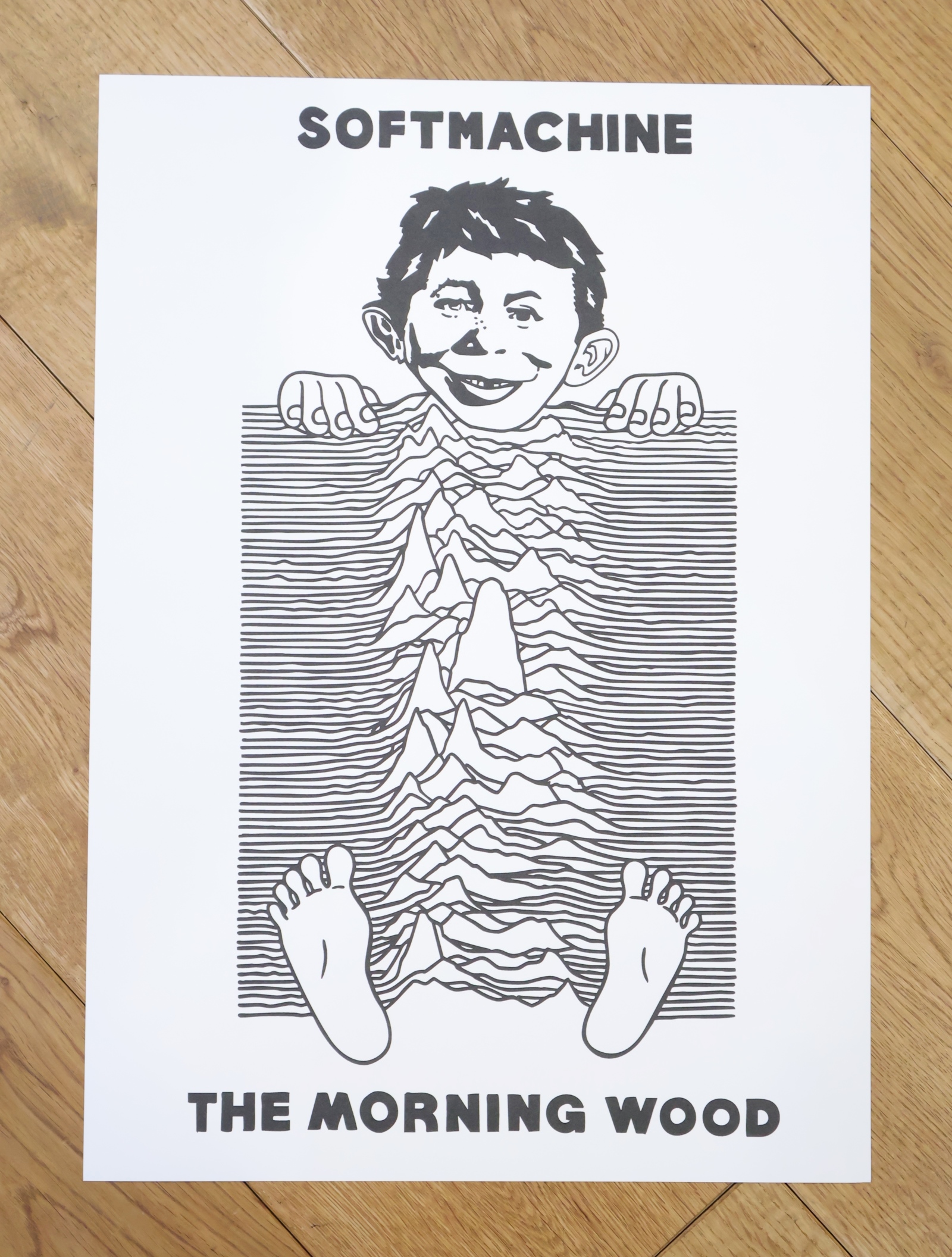 SOFTMACHINE　　「MORNING WOOD POSTER」　A3ポスター