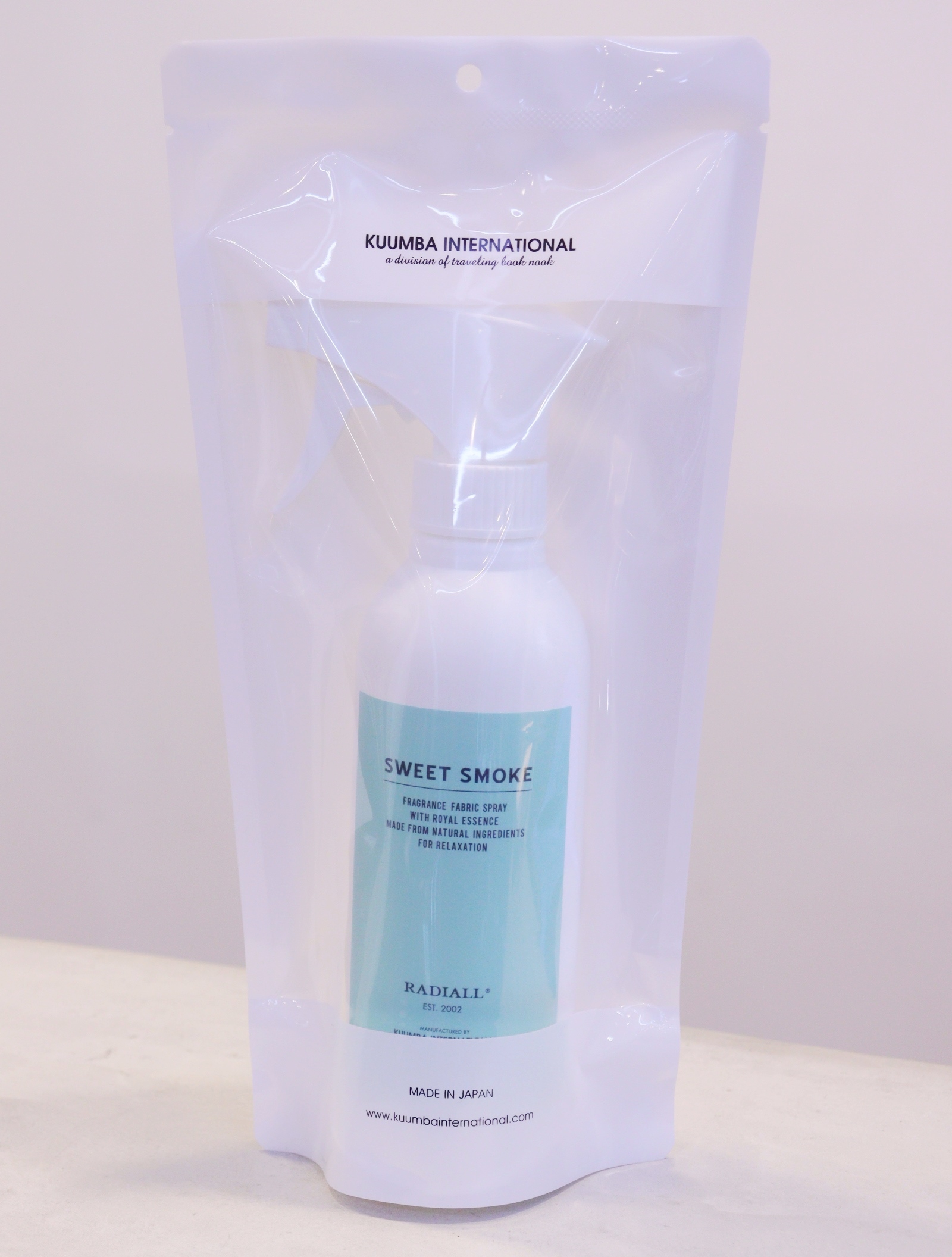 RADIALL × KUUMBA 　　　「SWEET SMOKE - FABRIC SPRAY」　　オリジナルファブリックスプレー