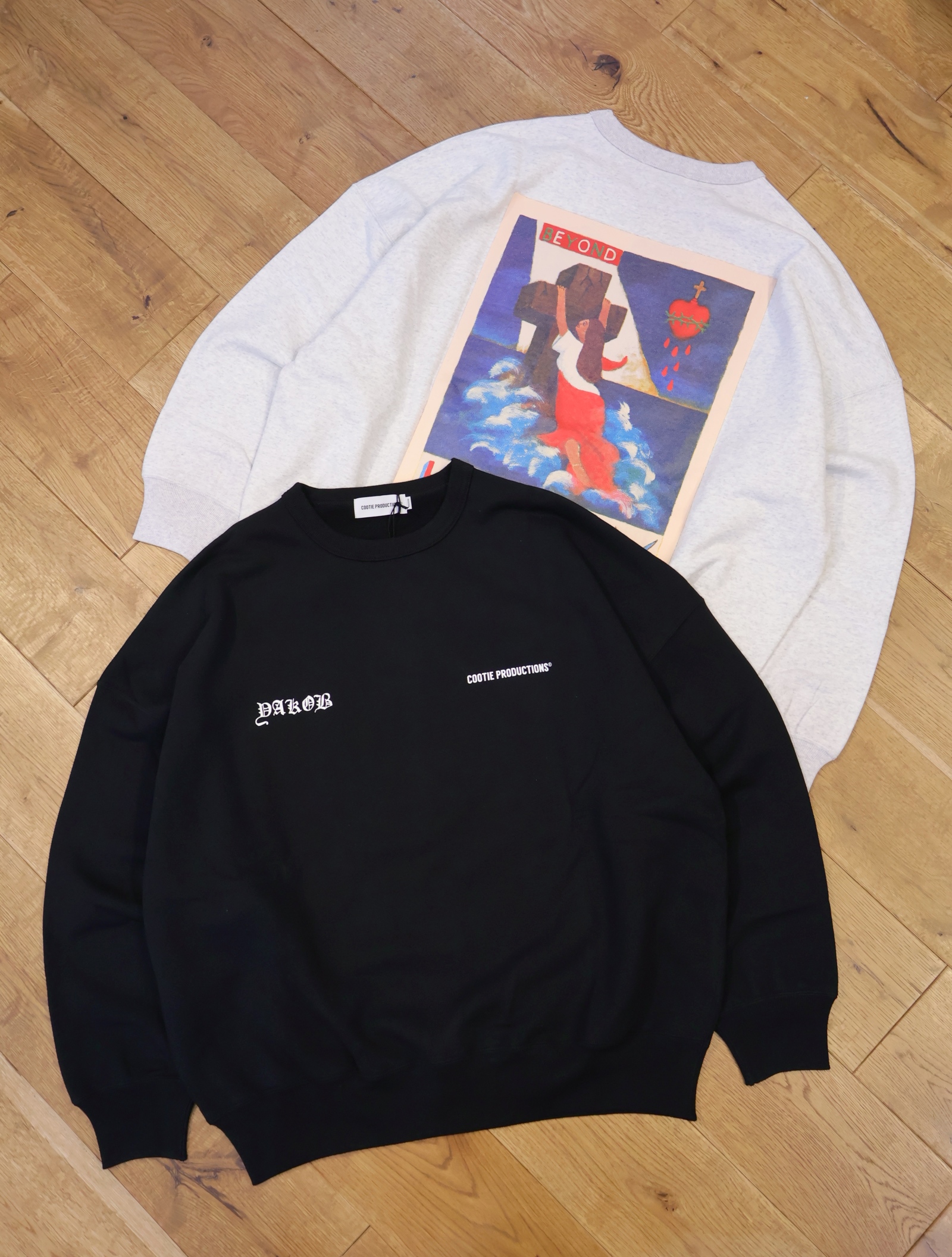 COOTIE　「Print Sweat Crew (BEYOND HOPELESS)」　スウェットクルーネック