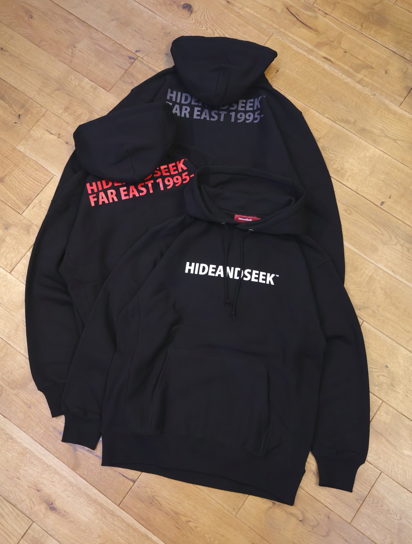 Hide and Seek　「Logo Hooded Sweat Shirt（25aw）」　プルオーバーパーカー