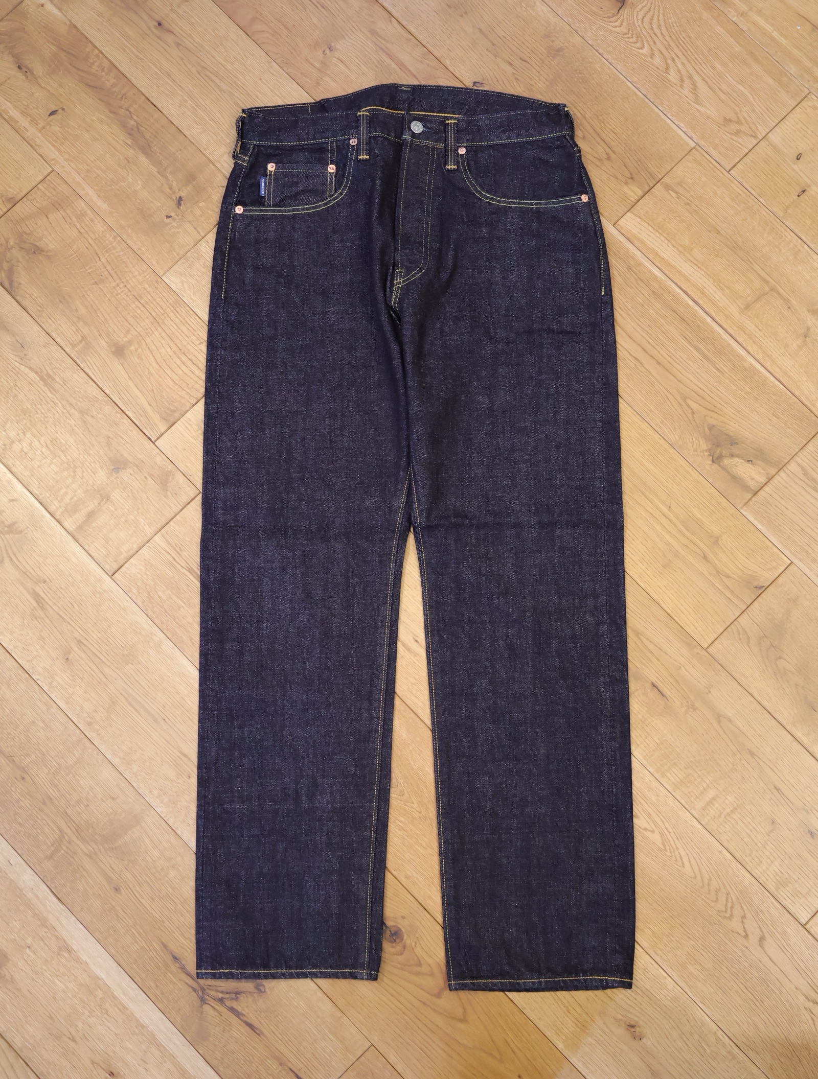 RADIALL　 「 KUSTOM 350B - STRAIGHT FIT PANTS〈DEEP INDIGO〉 」　ストレートフィット デニムパンツ