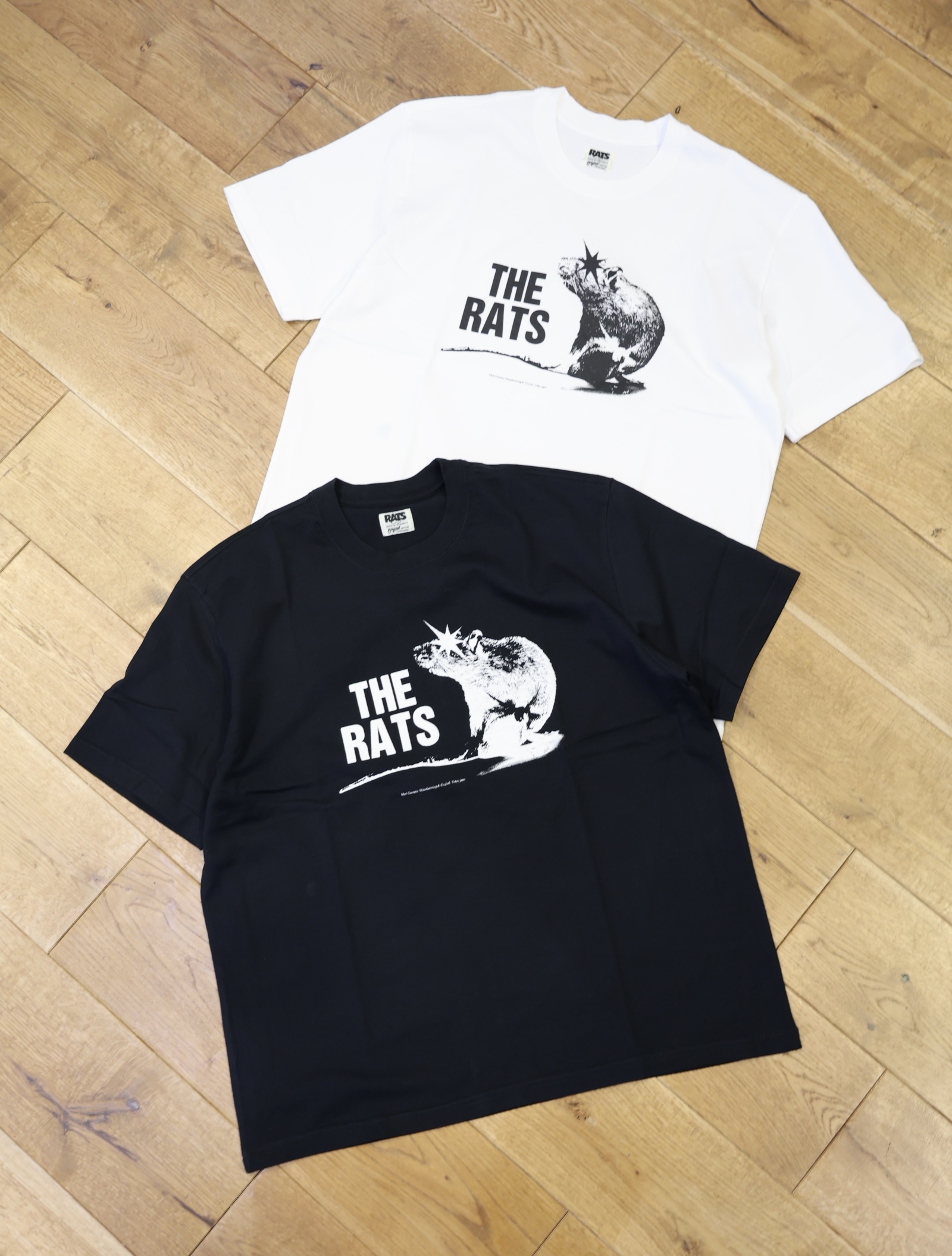 RATS　「THE RATS TEE」　プリントティーシャツ