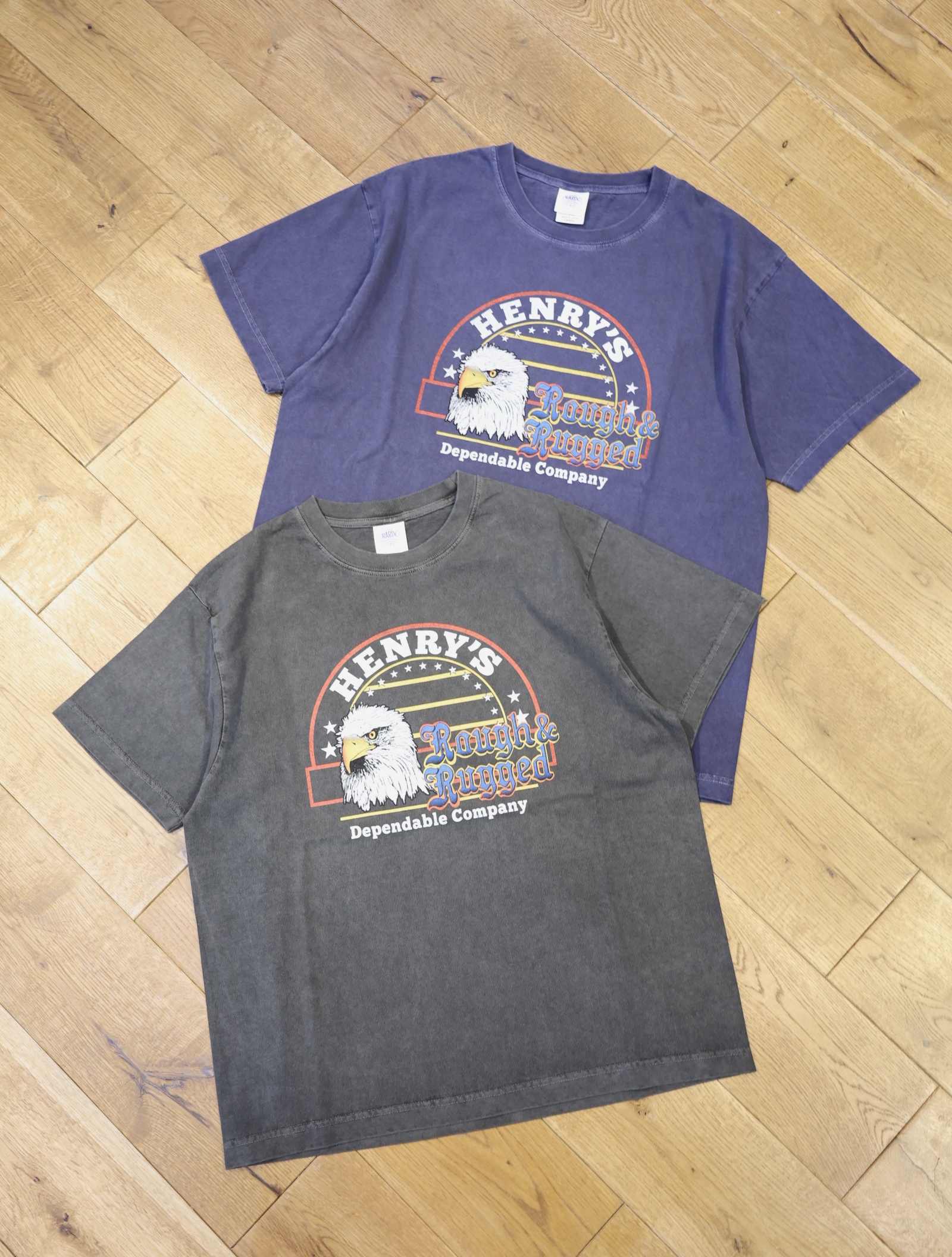 ROUGH AND RUGGED　「DESIGN SS 06」　ピグメントダイ プリントティーシャツ