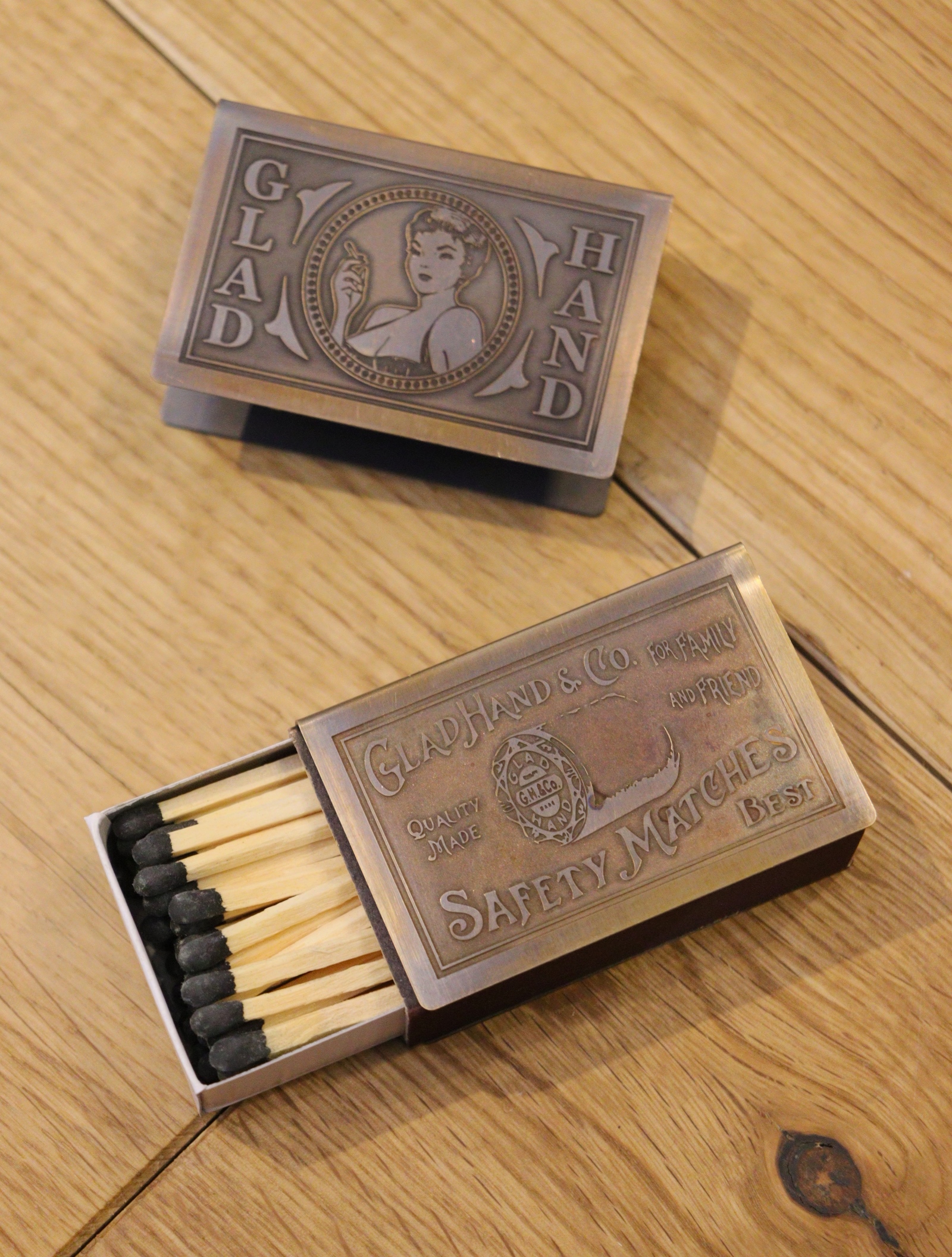 GLAD HAND 　「MATCHBOX HOLDER」　真鍮製 マッチボックスホルダー