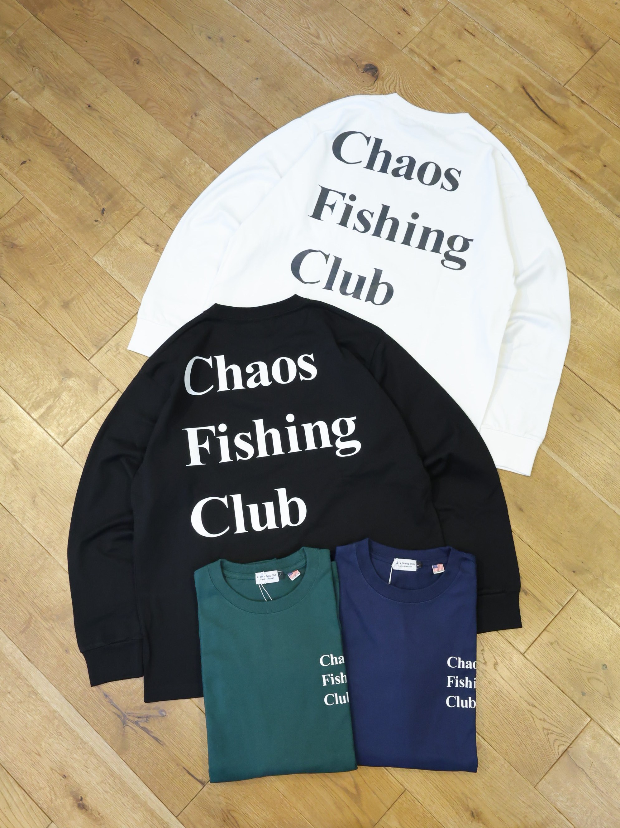 Chaos Fishing Club　「Logo T-Shirt L/S」　ロングスリーブ ティーシャツ
