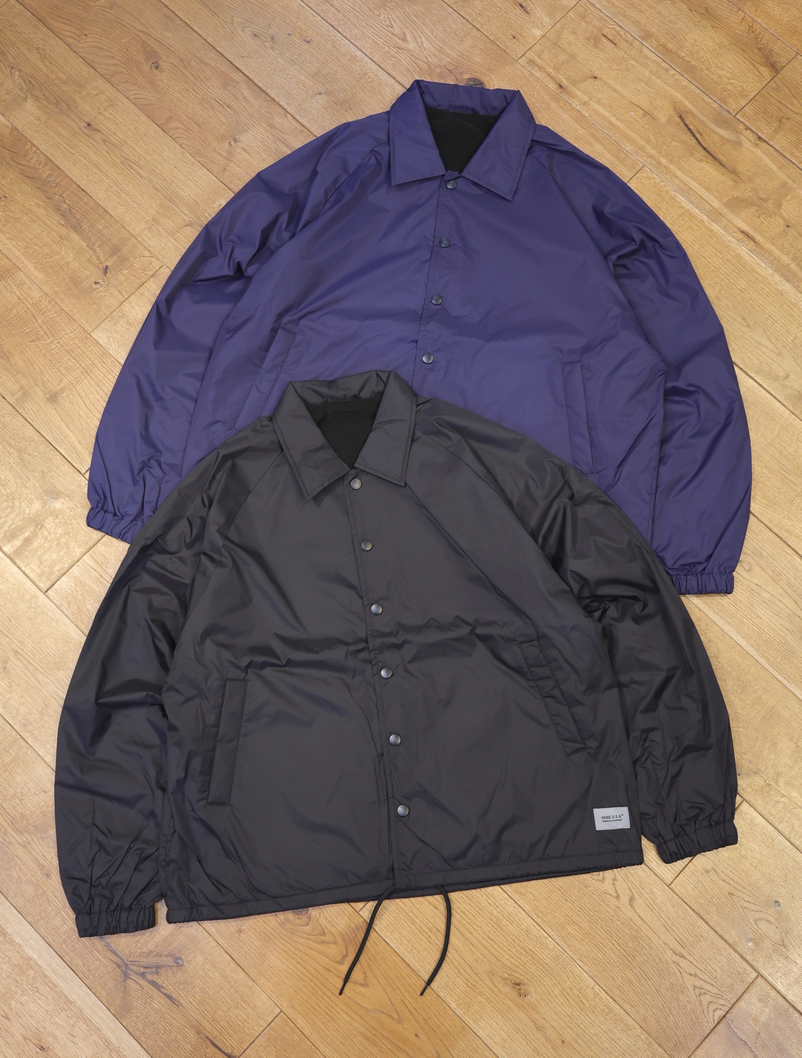 MINE 　「Fully Lined Raglan Coach」　ナイロンコーチジャケット