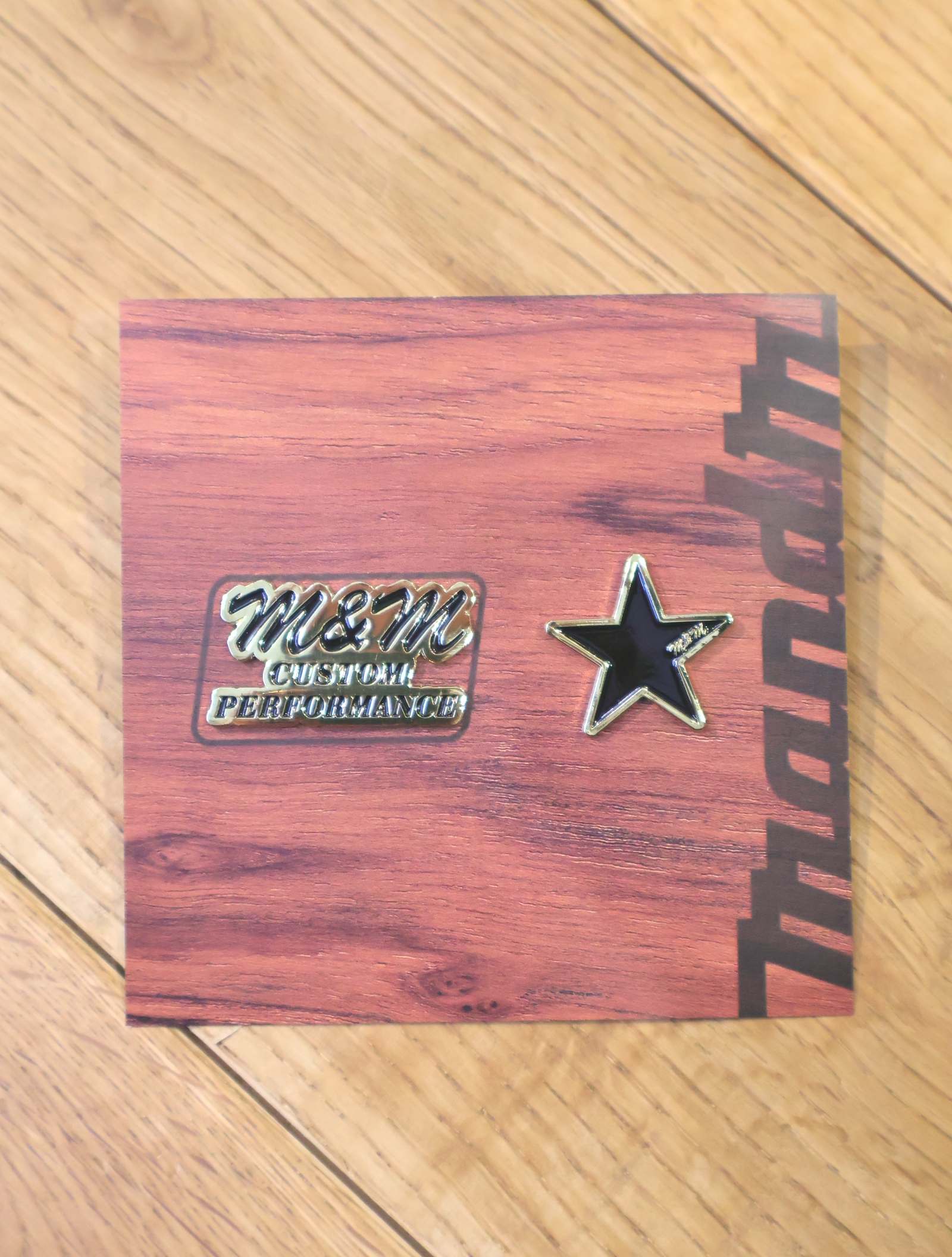 M&M CUSTOM PERFORMANCE  「PINS」　ピンズセット