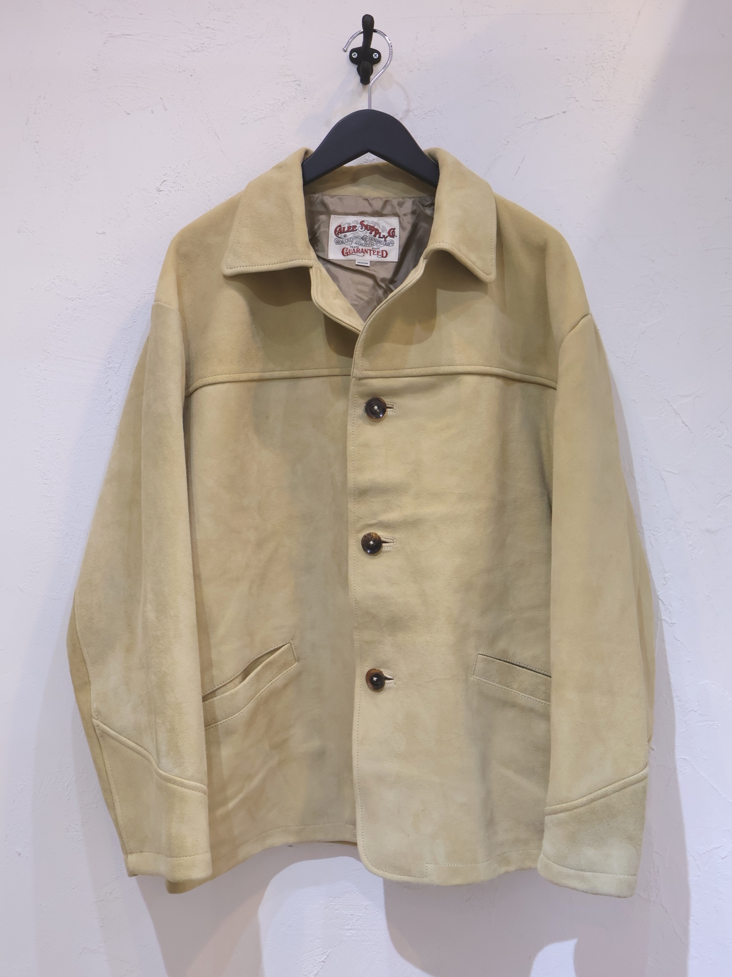 【EXCLUSIVE !!】CALEE　「GOAT LEATHER CAR COAT ＜EXCLUSIVE＞」 ゴートレザー カーコート